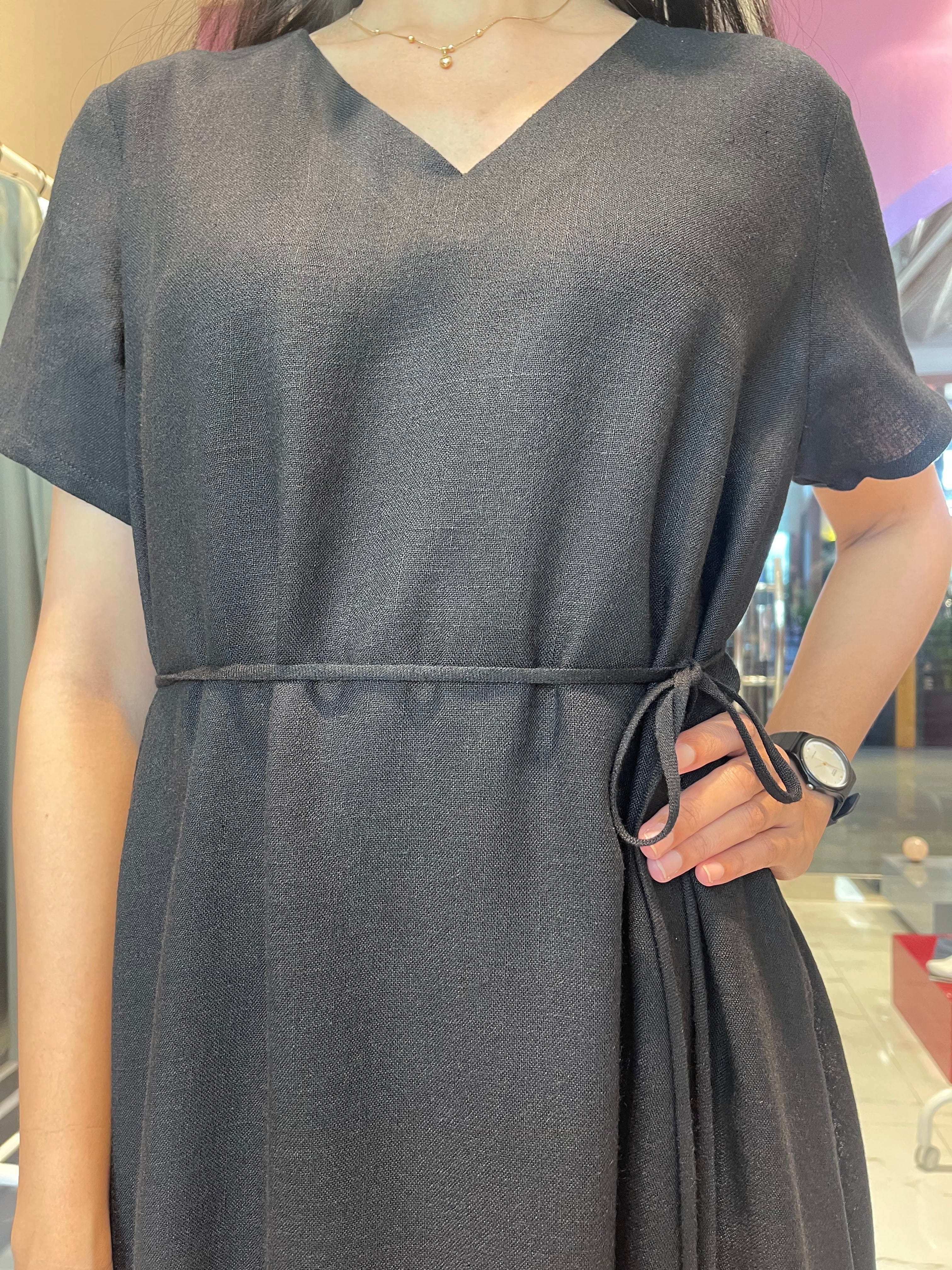 ASYA K. SHORT SLEEVE A-LINE DRESS "MUNA"