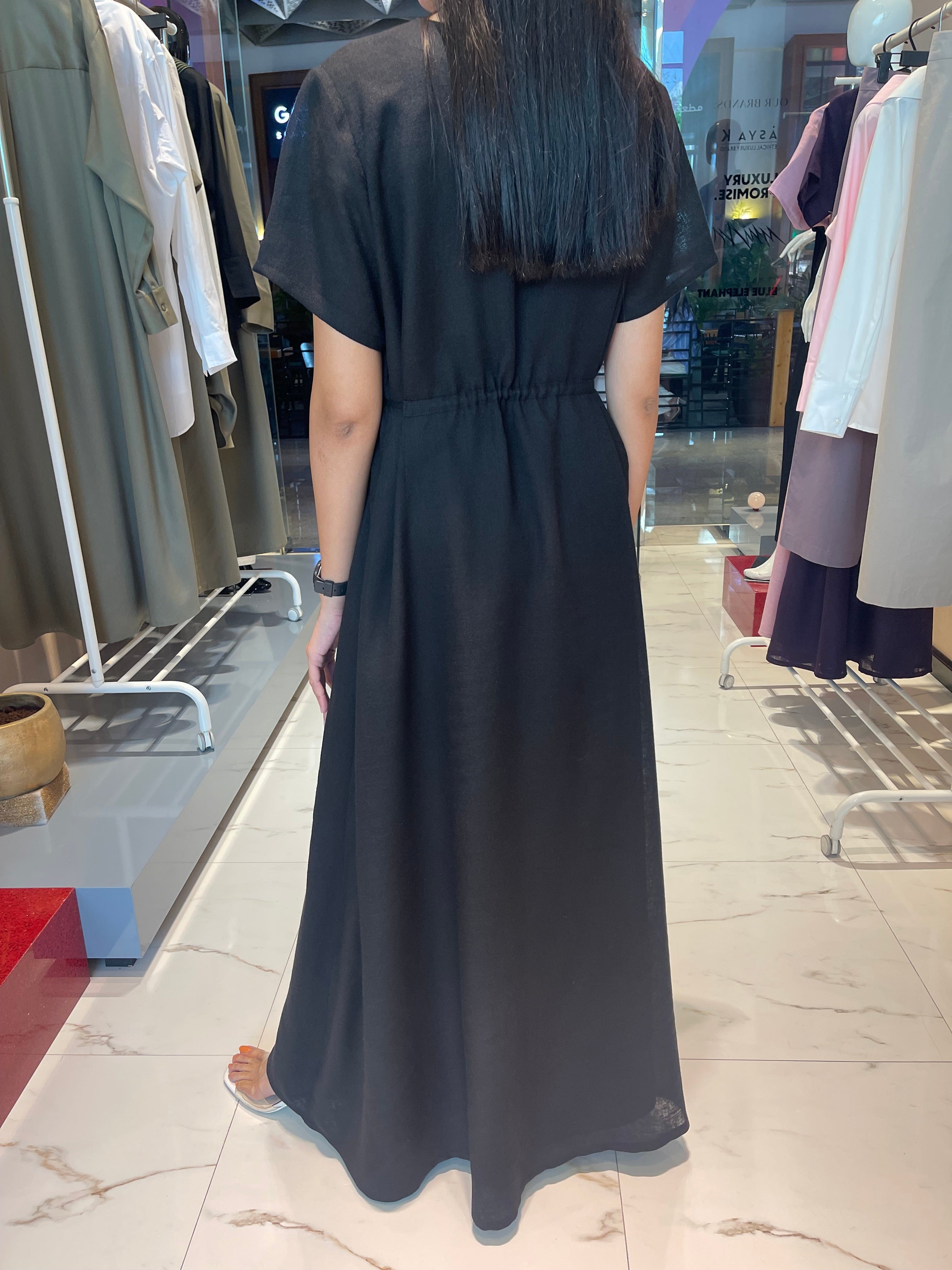 ASYA K. SHORT SLEEVE A-LINE DRESS "MUNA"