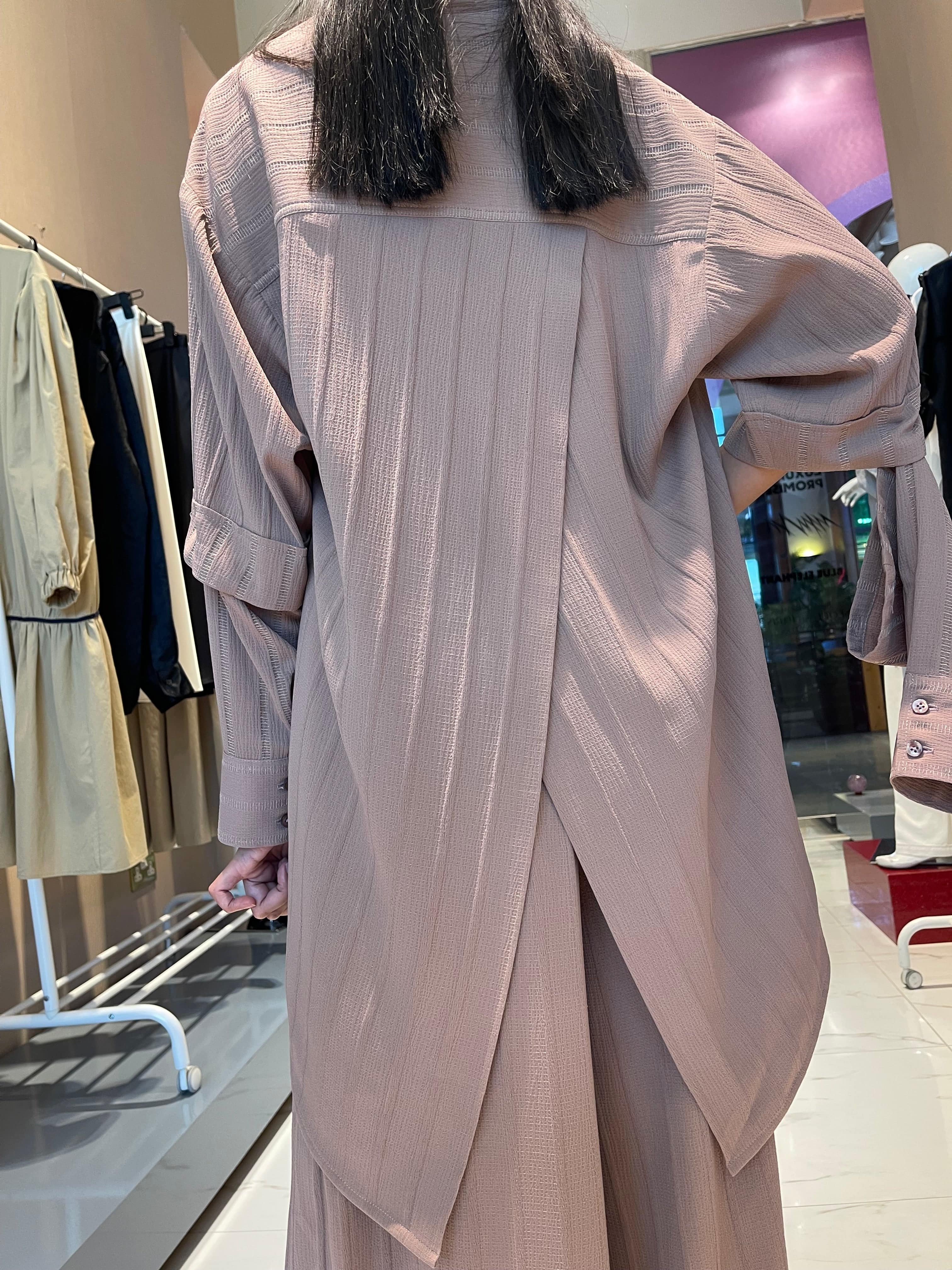 ASYA K. LOOSE FIT SET  زوج (SHIRT & PANTS) قميص وبنطلون) “APPLE”