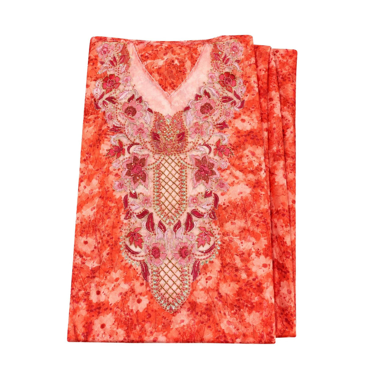 ASYA K. EMBROIDERED V-NECK LONG SLEEVE SHIRT قميص “SULTAN’S GARDEN”