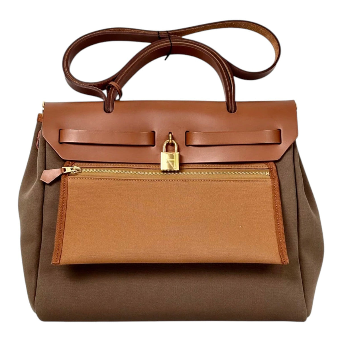 Hermes Brown Herbag Zip 31 Bag