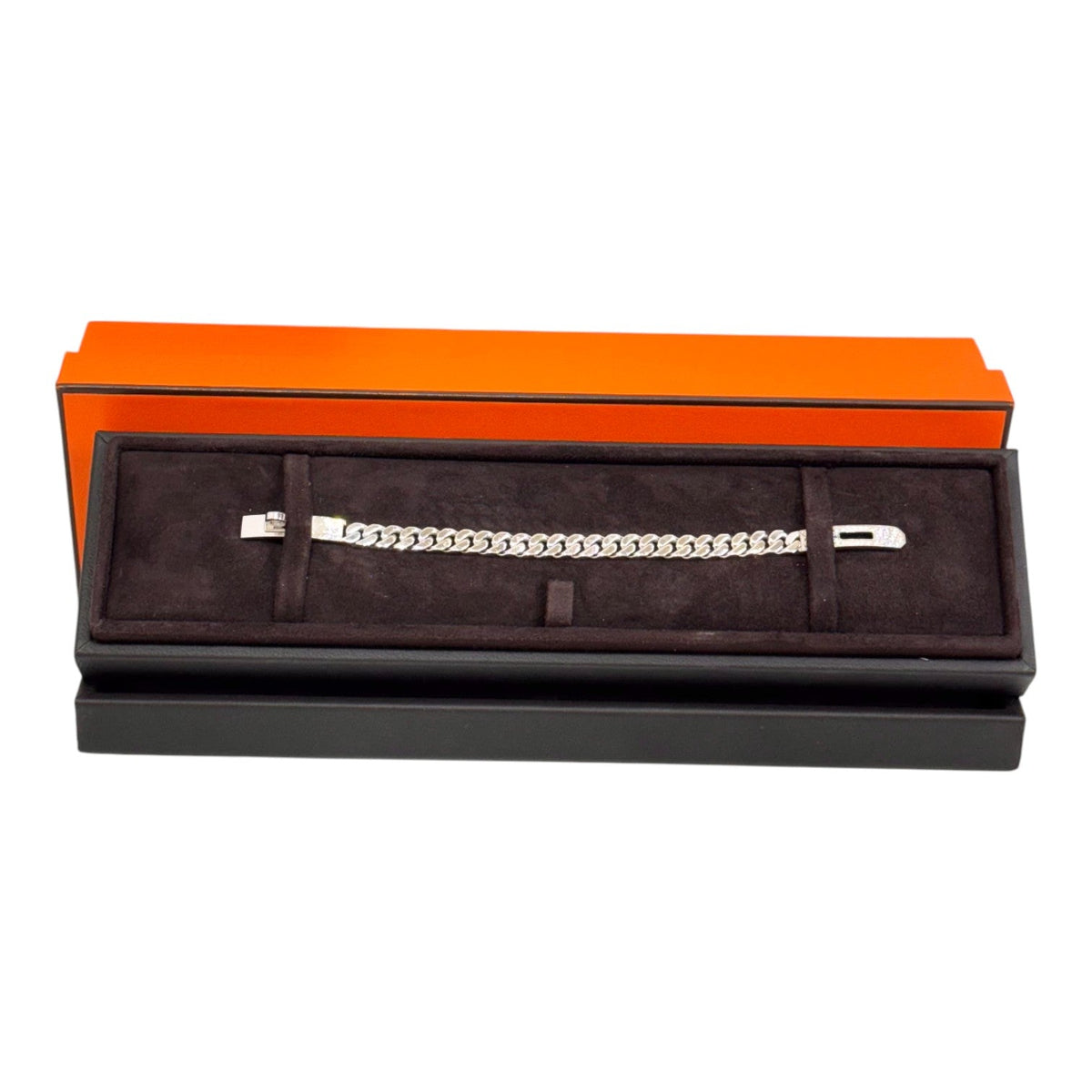 Hermes Kelly Bracelet With Diamonds XS