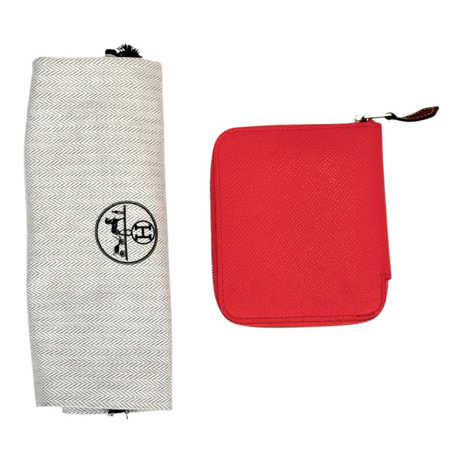 Hermes Rose Jaipur Wallet In Silk