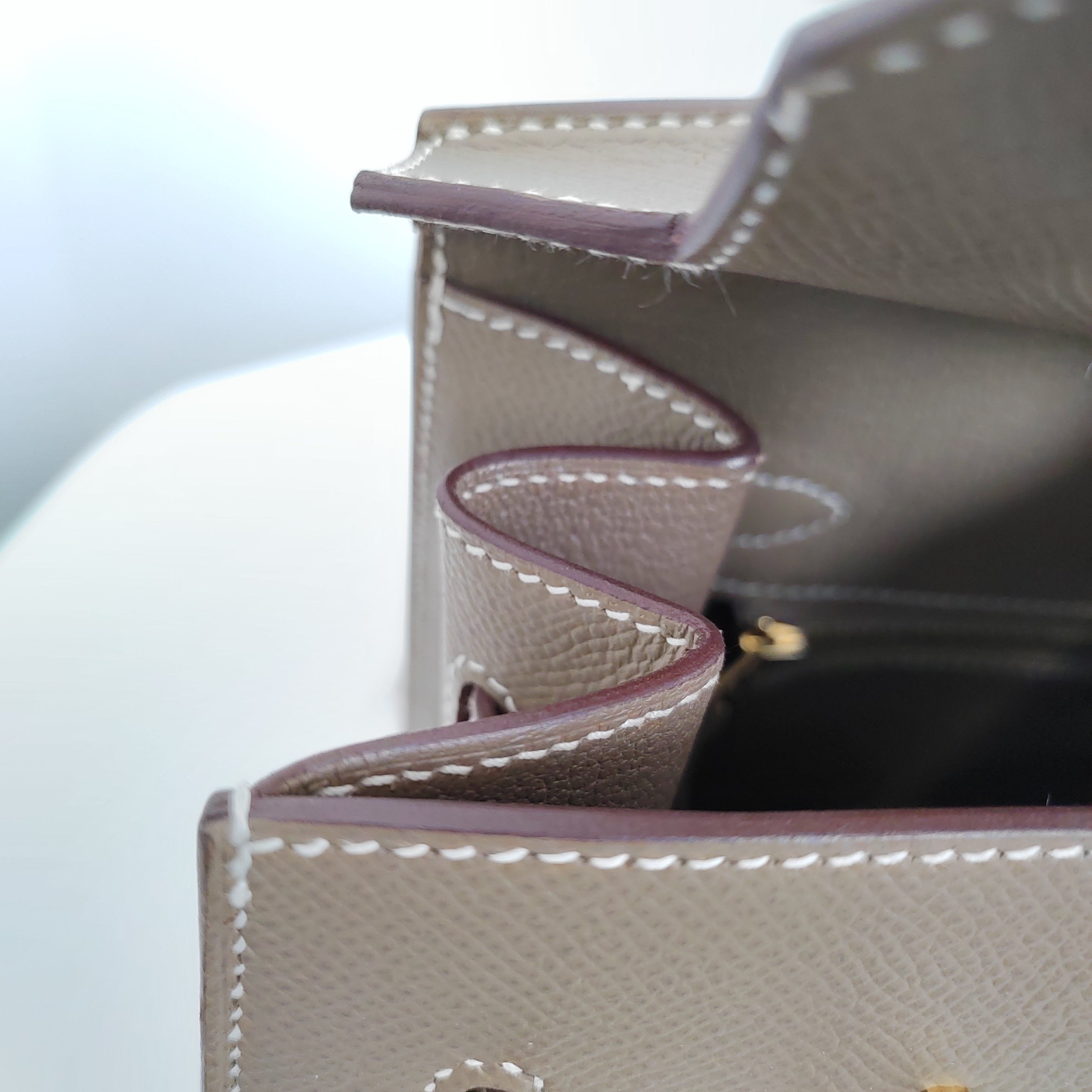 Hermès Birkin 30 Etoupe Epsom Leather  GHW -Stamp Z