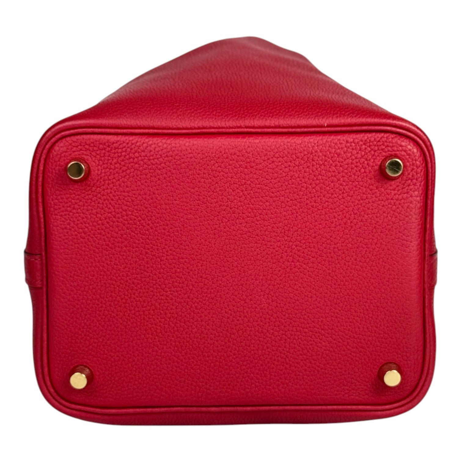 Hermes Picotin 18cm Red Bag with GHW