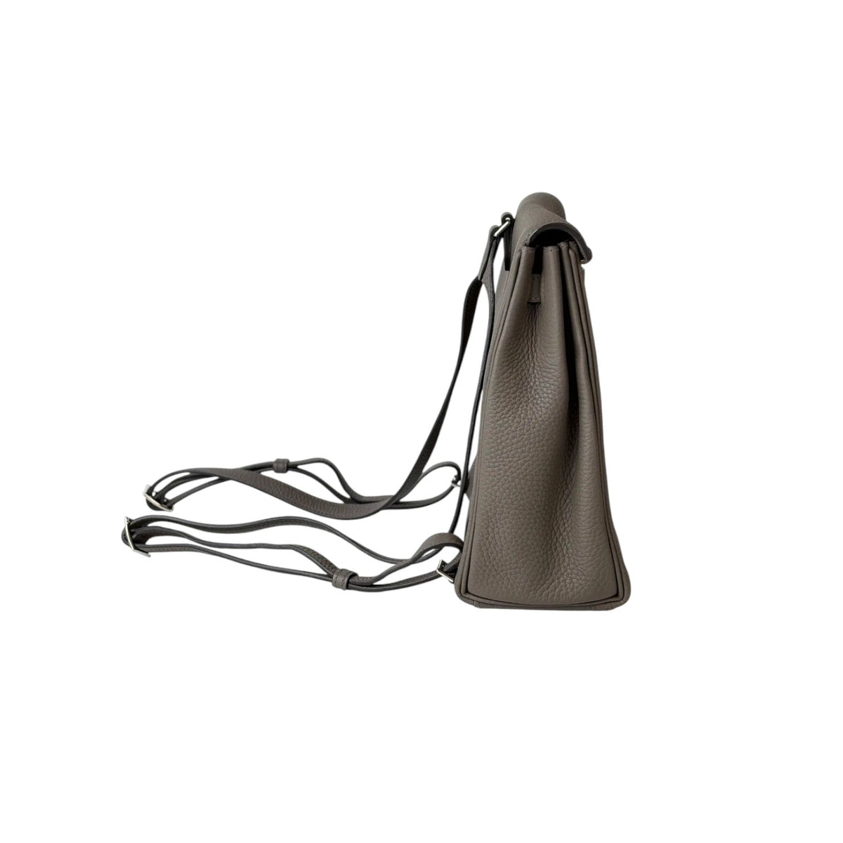 Hermes Kelly Ado in Etoupe Backpak with PHW