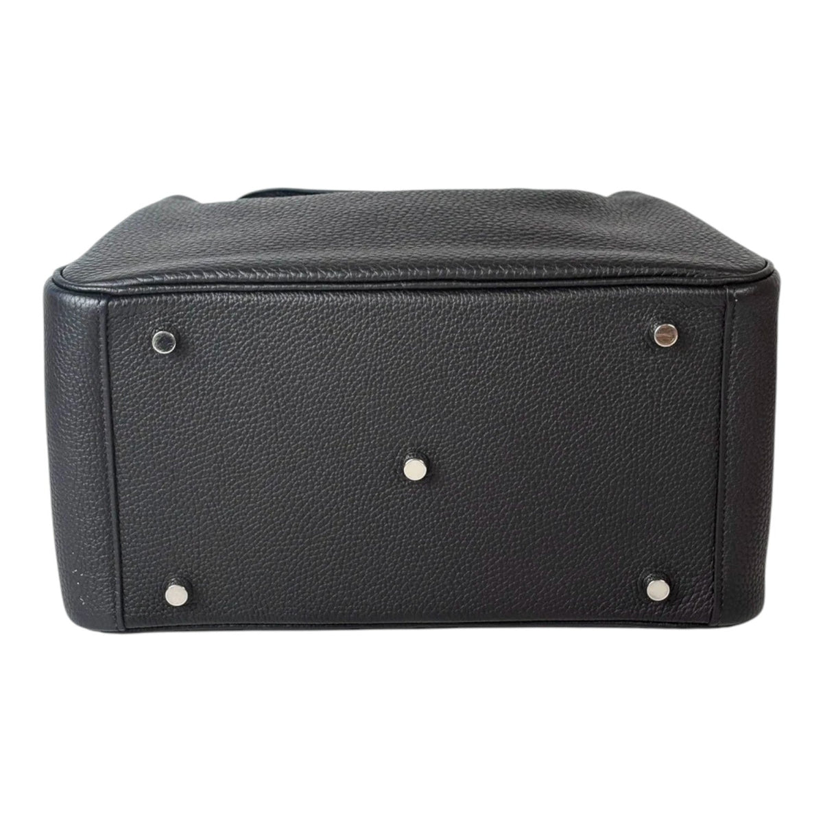 Hermes Lindy 30cm Bag in Black Clemence with PHW