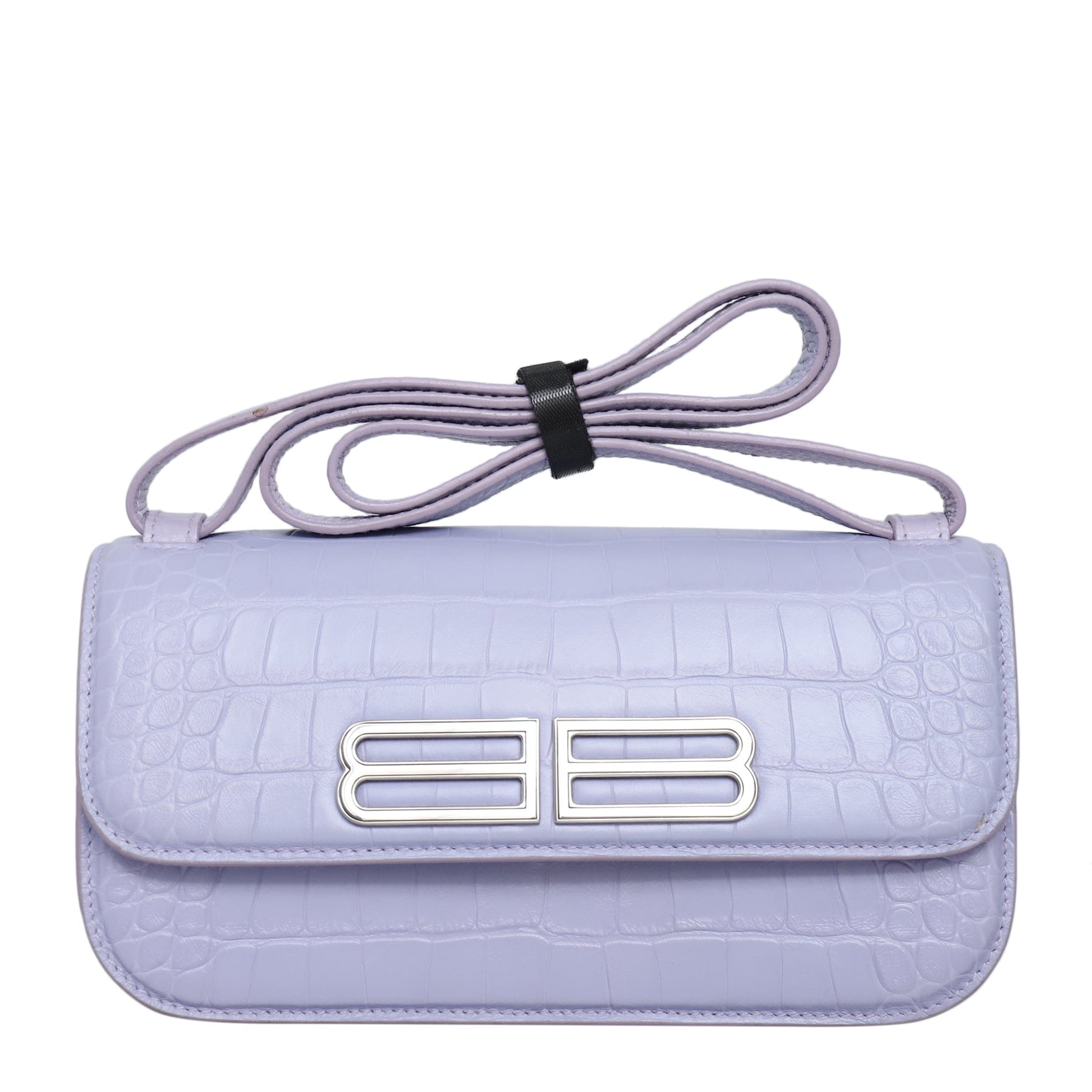 Balenciaga Balenciaga Croco Embossed Small Gossip Shoulder Bag