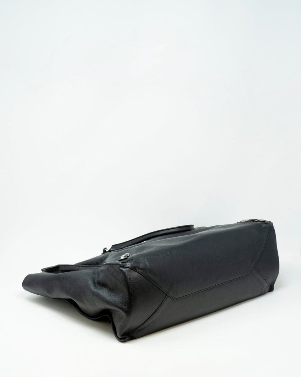 Balenciaga Black Leather Papier Tote Bag - AGL1861