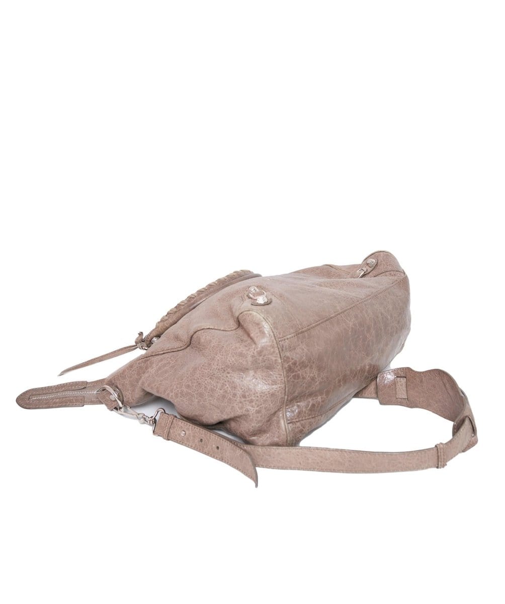 Balenciaga City Taupe Leather Bag - ADL1214