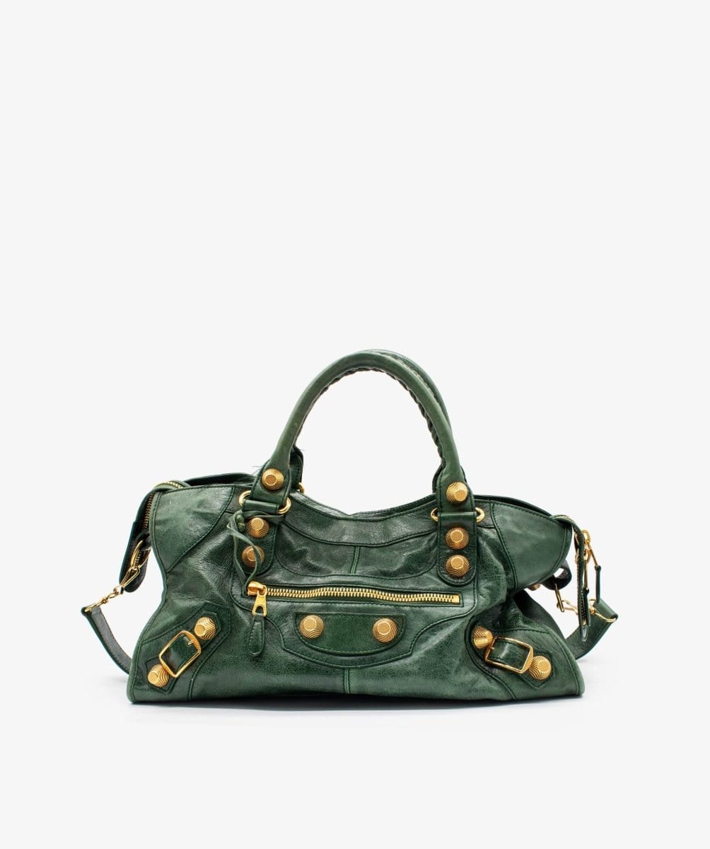 Balenciaga Balenciaga Green Work Giant 2-way bag RJL1156