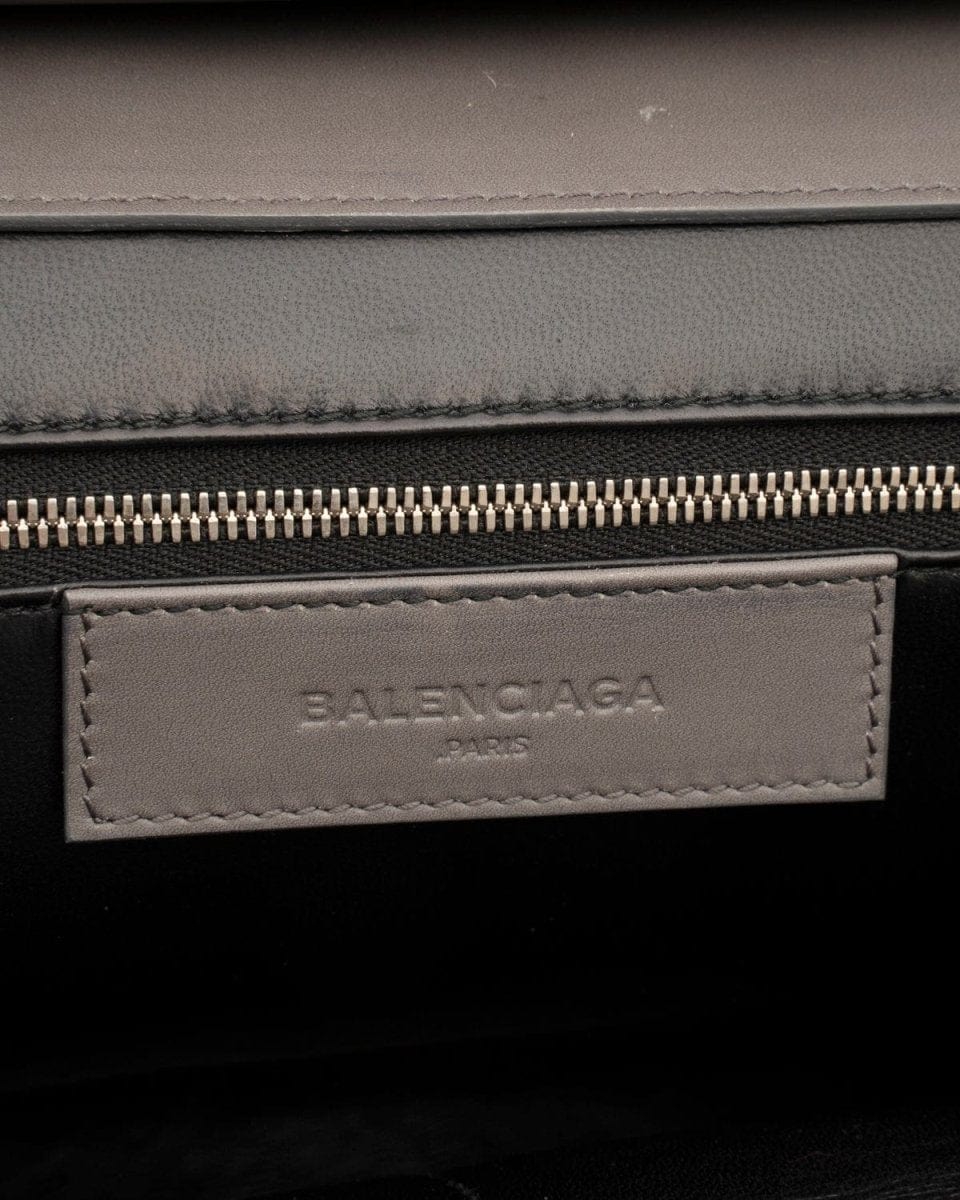 Balenciaga Balenciaga Grey Horse Hair Tote Bag - AGL1520