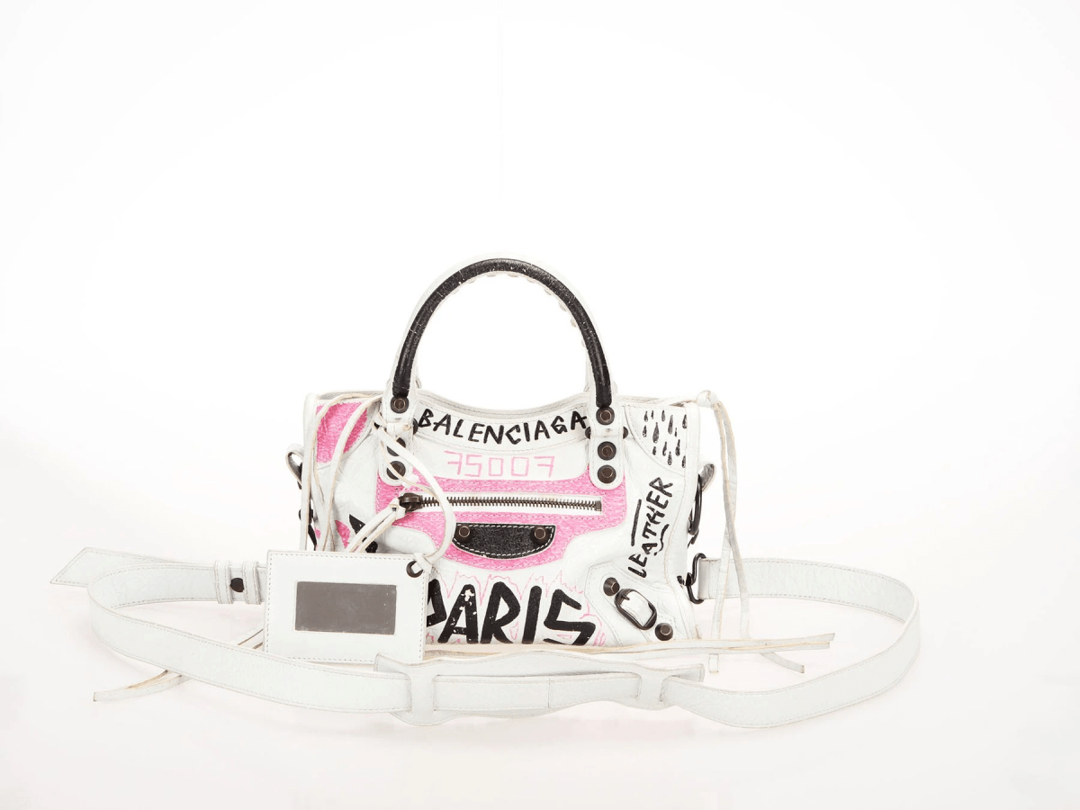 Balenciaga Motocross Classic Graffiti City Bag MW2854 Luxury Promise