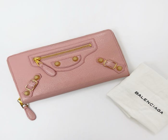 Balenciaga Balenciaga Pink Motorcycle Long Wallet 19 20764422