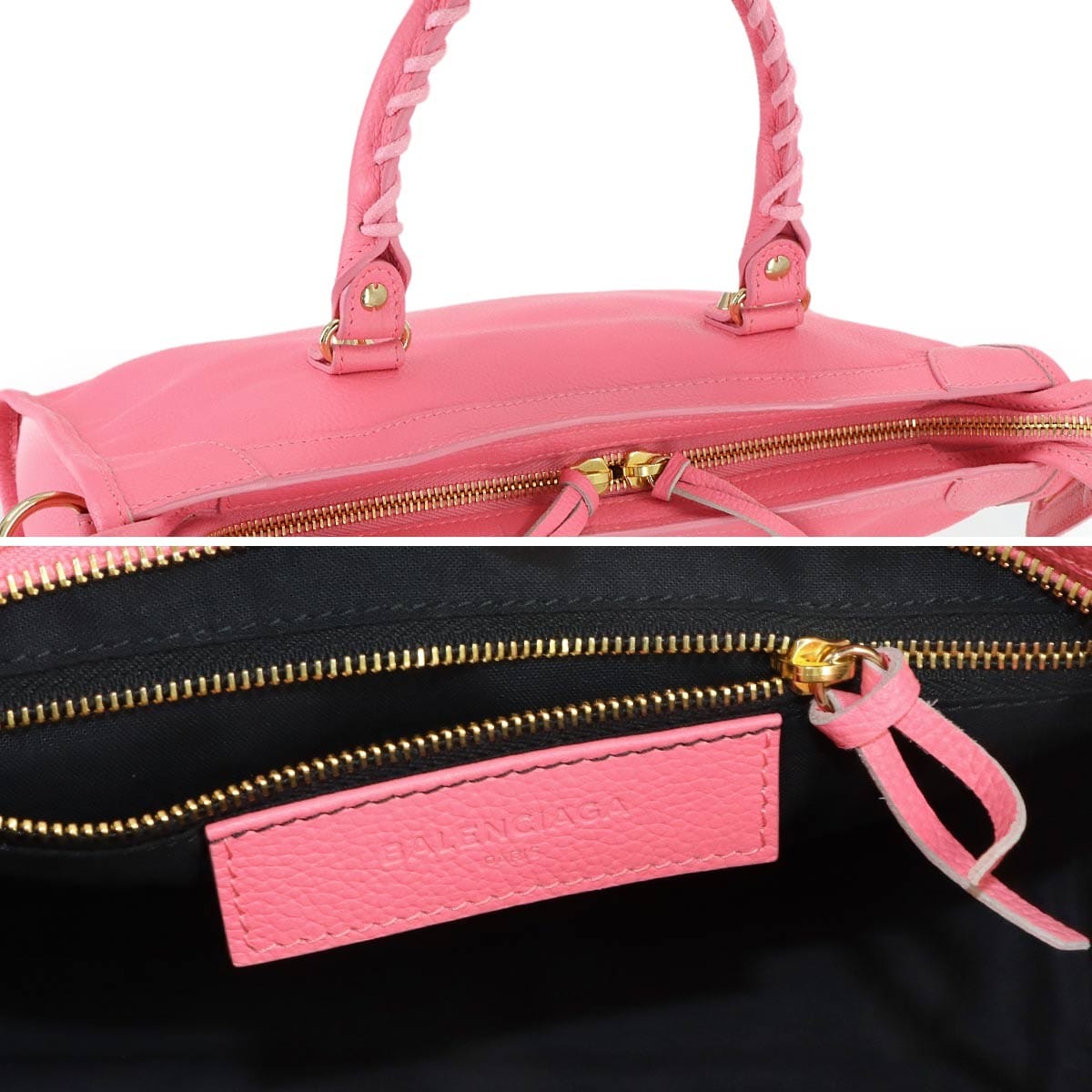 BALENCIAGA BALENCIAGA Classic City 2way Hand Shoulder Bag 431621 Pink Logos 90314215