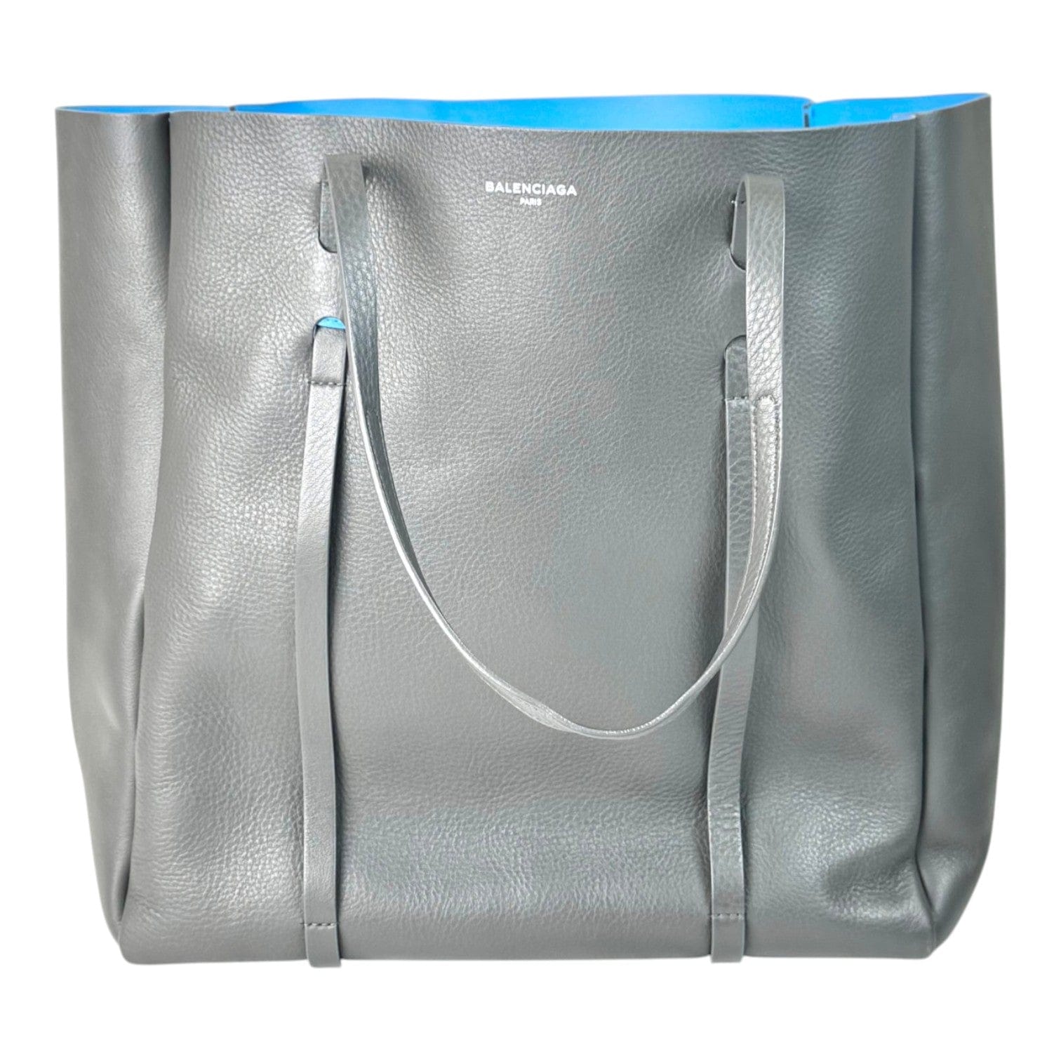 Balenciaga Balenciaga Grey with Blue Interior Everyday Tote Bag