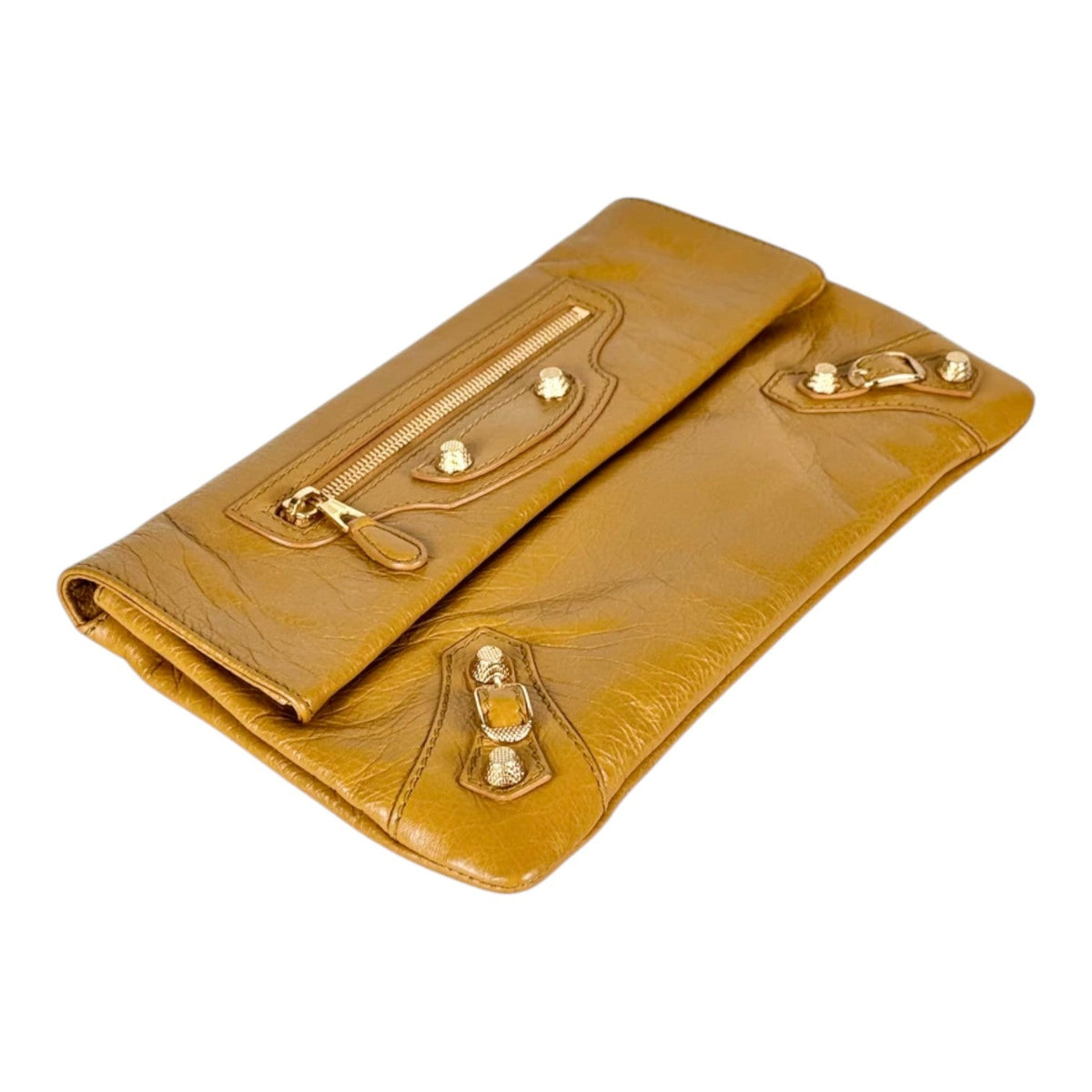 Balenciaga Balenciaga Yellow City Clutch Bag