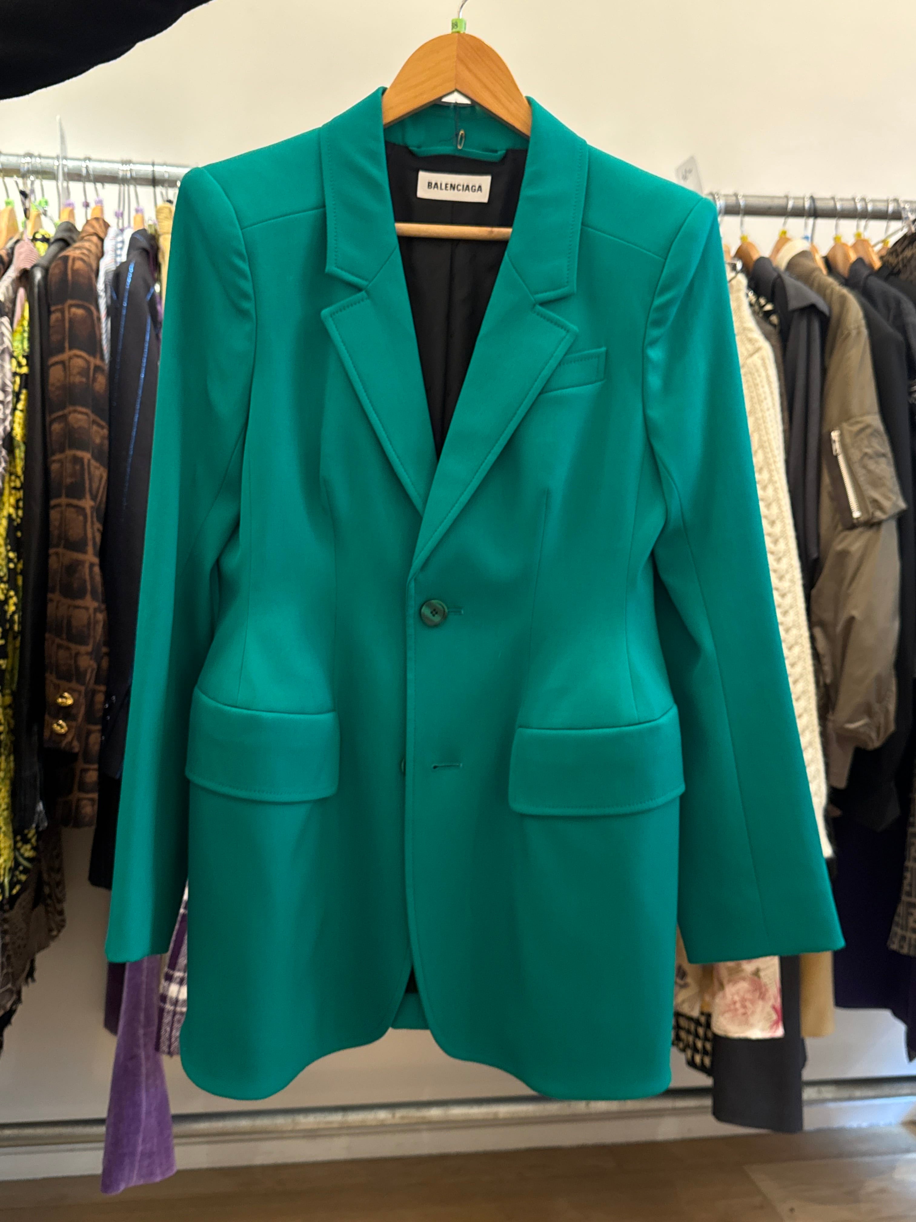 Balenciaga EXTRACTURE GREEN JACKET AGC3329