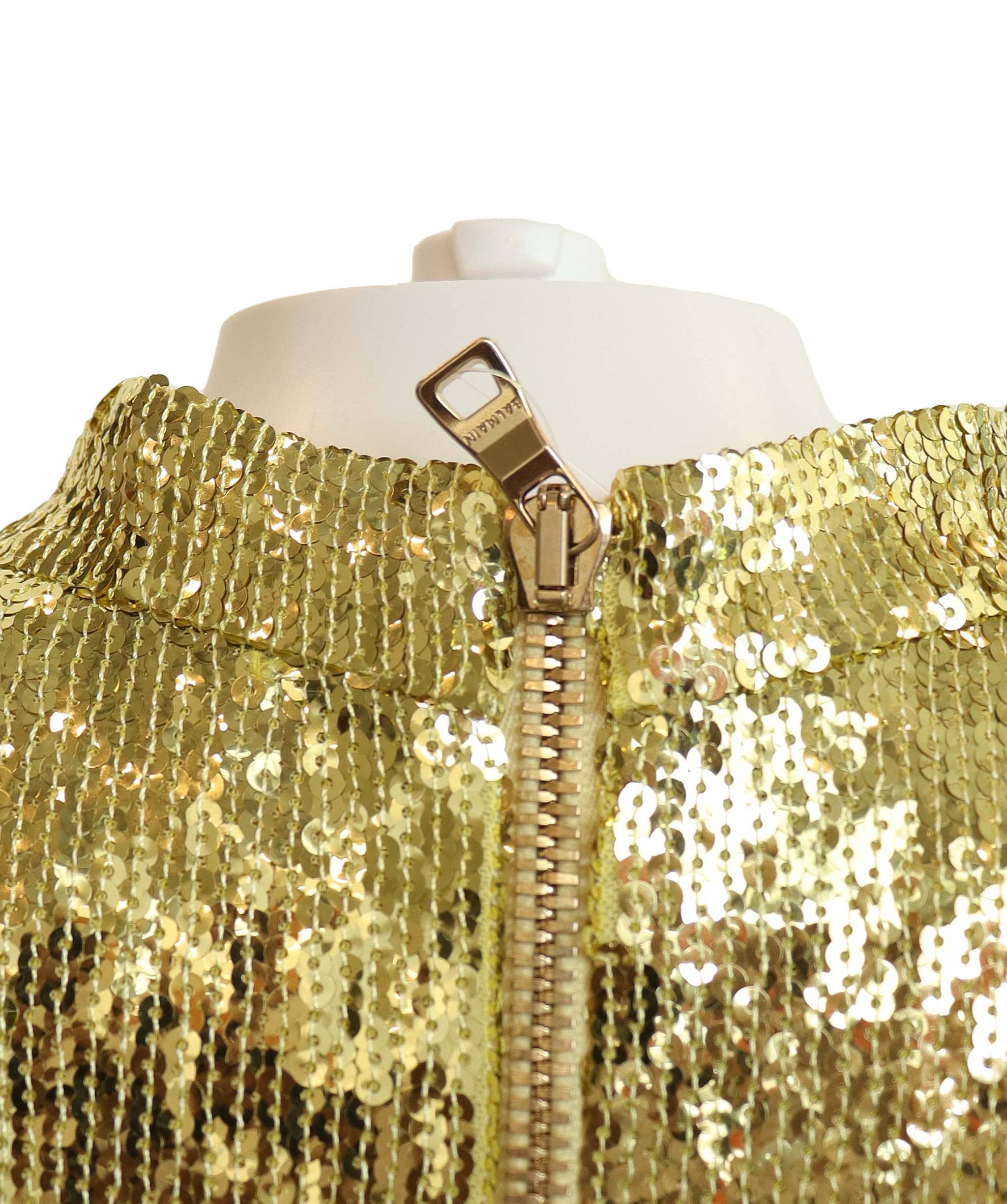 Balmain balmain yellow sequins dress  AGC2911