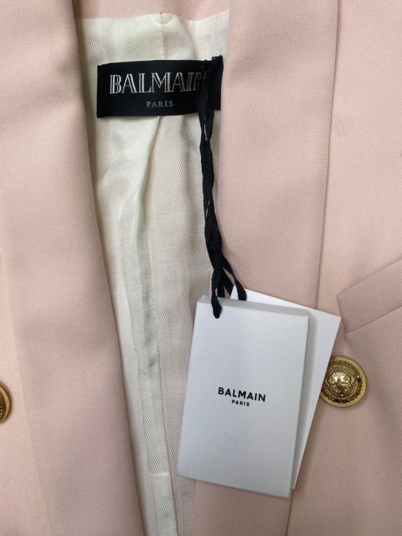 Balmain Blush Pink Balmain Blazer, 10