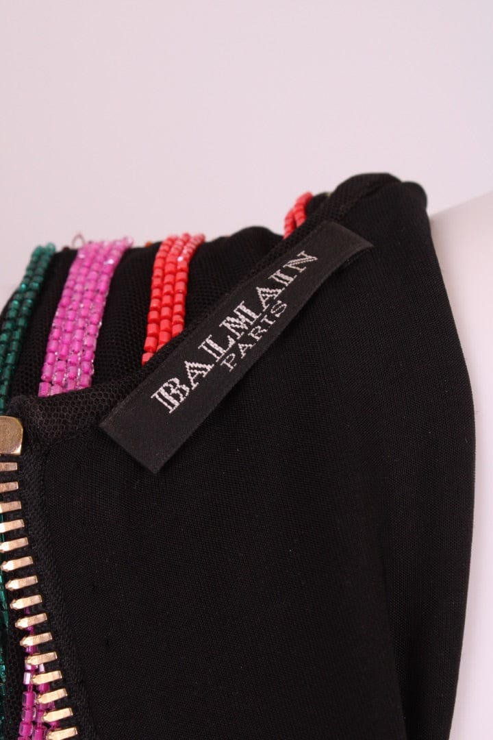 Balmain Balmain Sequin Mini Dress Black XS