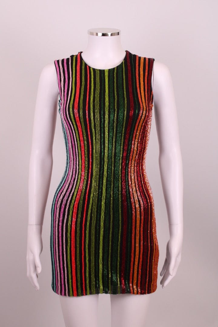 Balmain Balmain Sequin Mini Dress Black XS