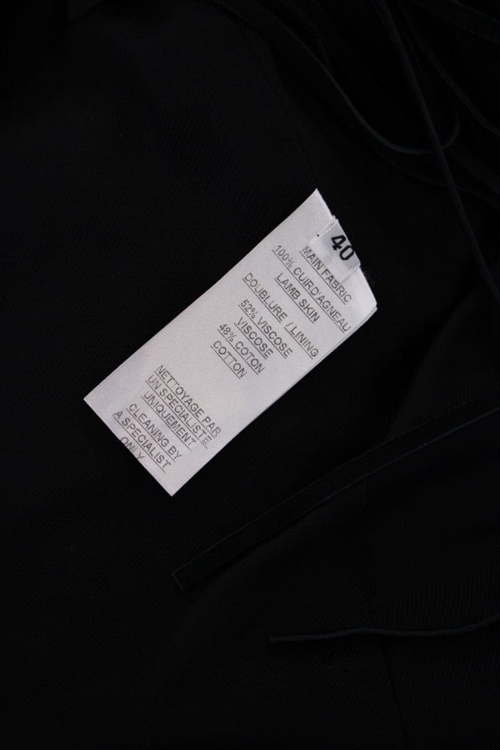 Balmain Balmain Fringed Suede Jacket Black 12