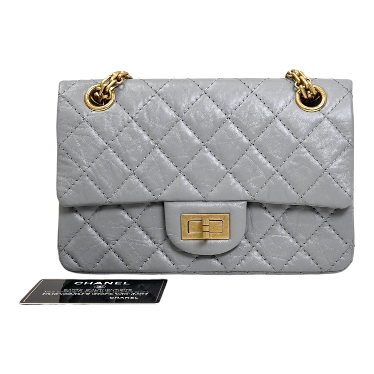 Chanel Reissue Mini Grey Calfskin Bag