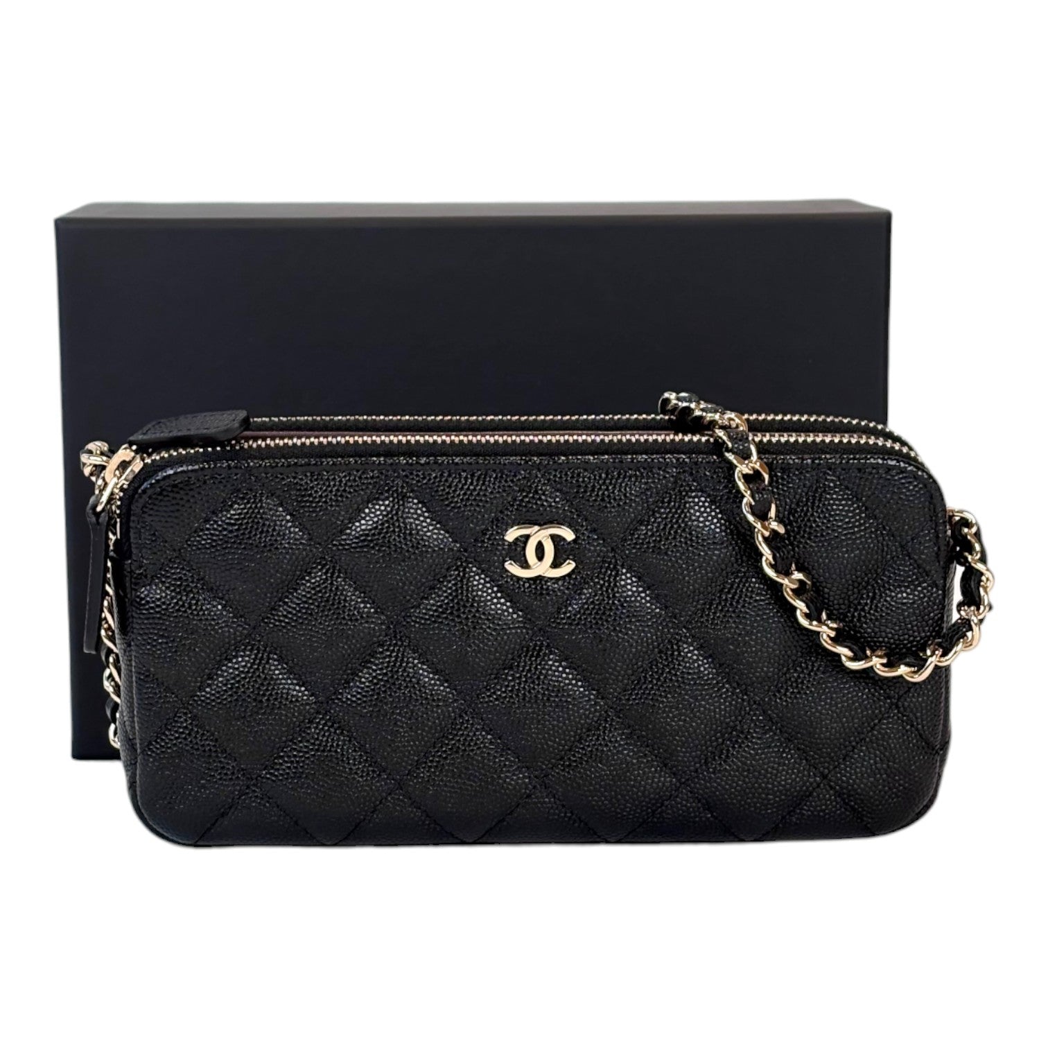 Chanel Classic Flap WOC Black Caviar