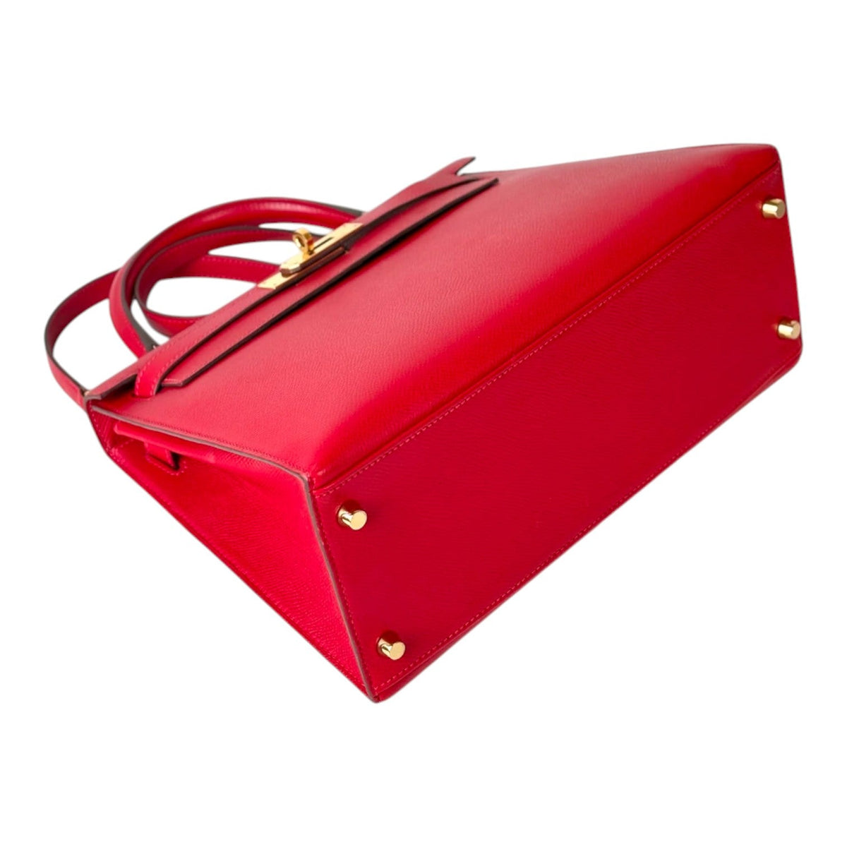 Hermes Kelly 28cm Bag in Red Epsom with GHW