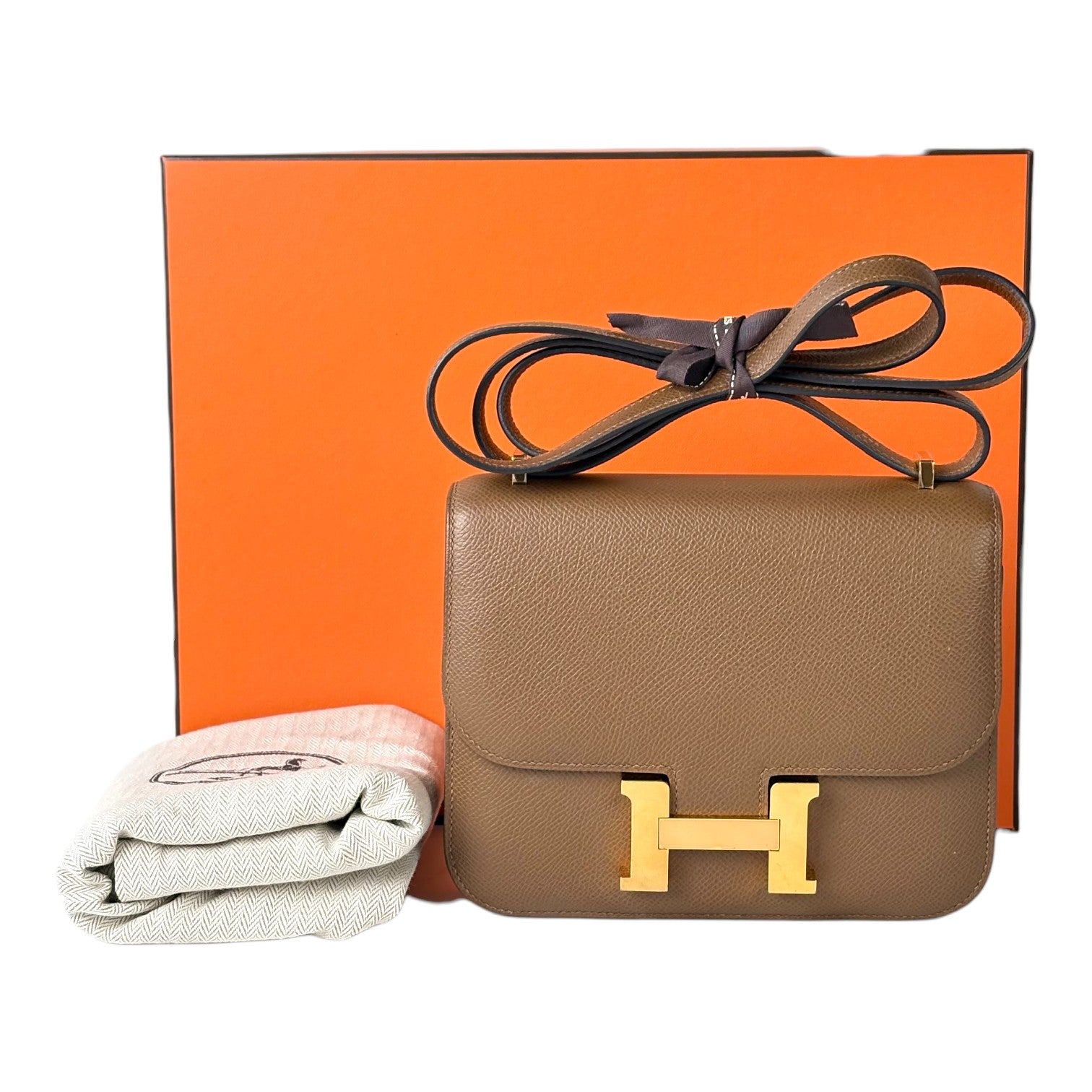 Hermes Constance Mini Bag in Epsom Alezan