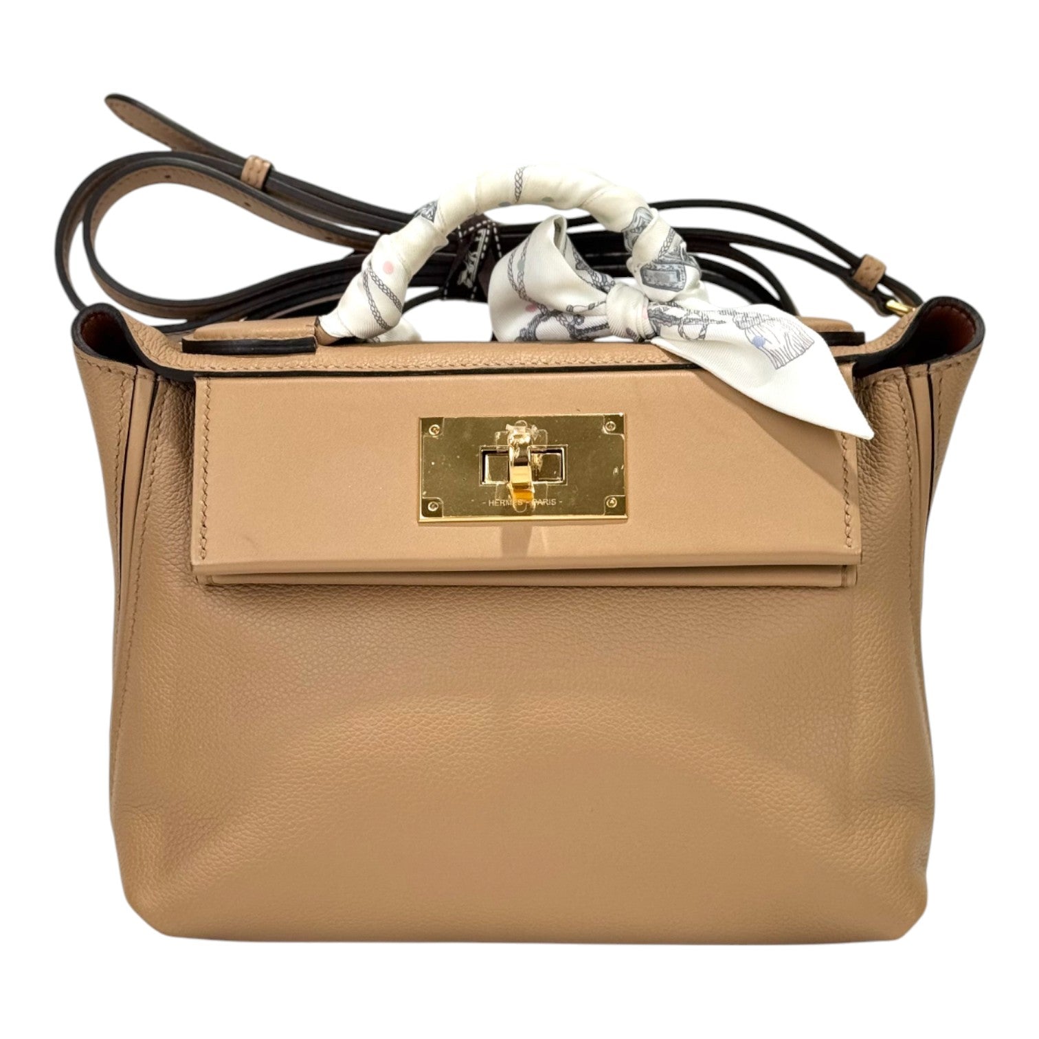 Hermes 2424 Mini Bag Chai  - Full Set