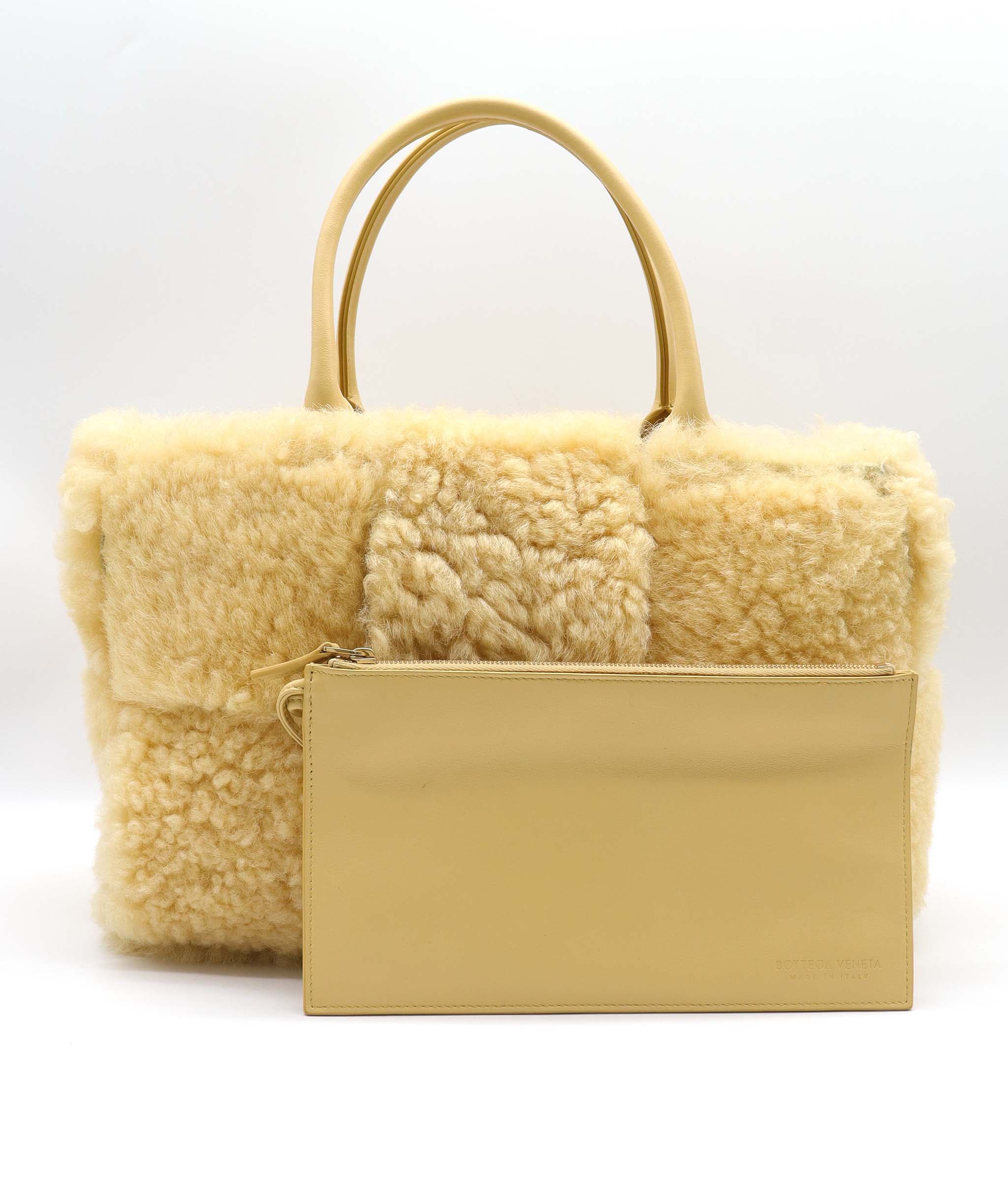 Bottega BOTTEGA VENETA ARCO TOTE BAG YELLOW ASC7287