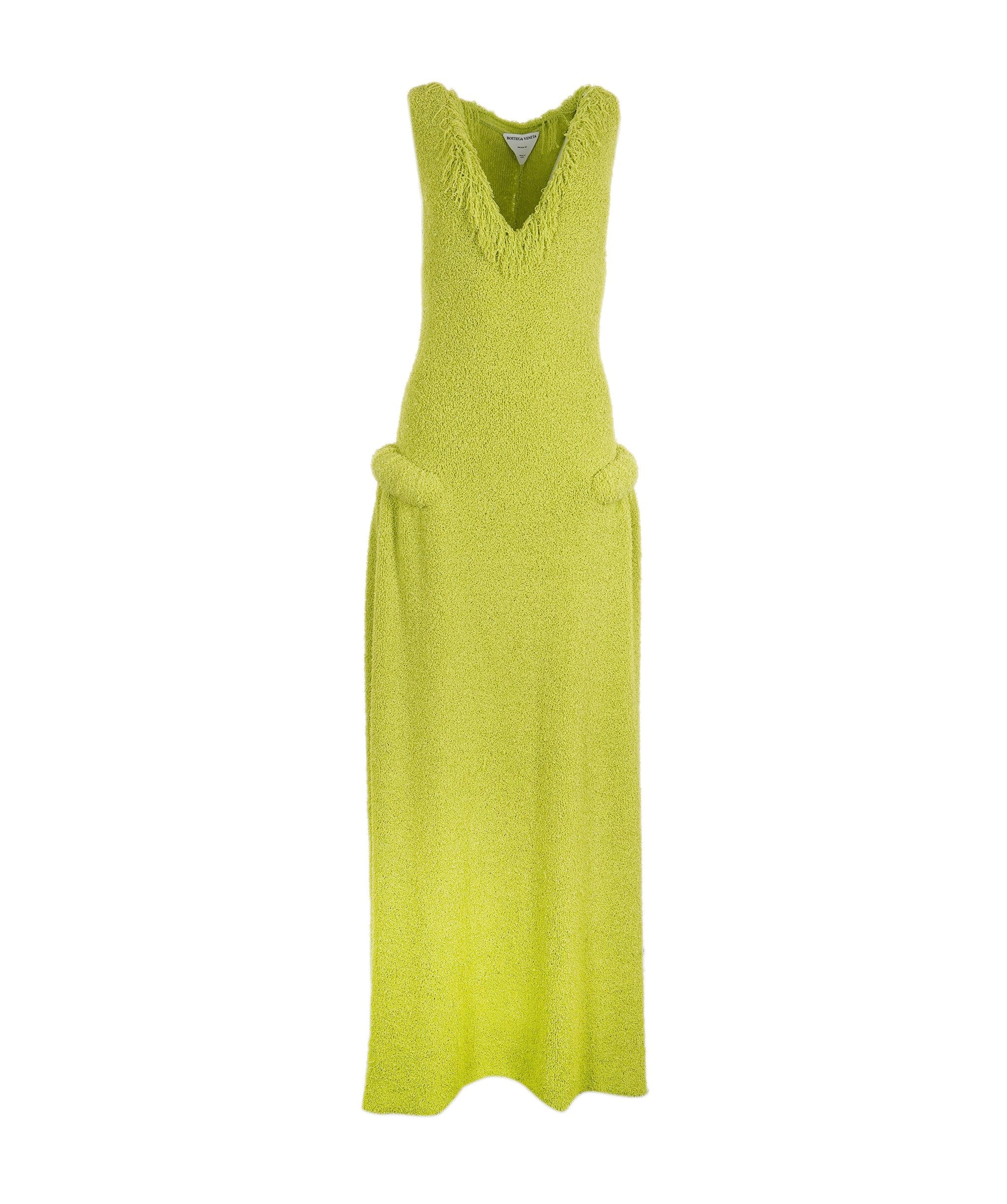 Bottega Bottega veneta Long day runway collection dress light green AGL2489