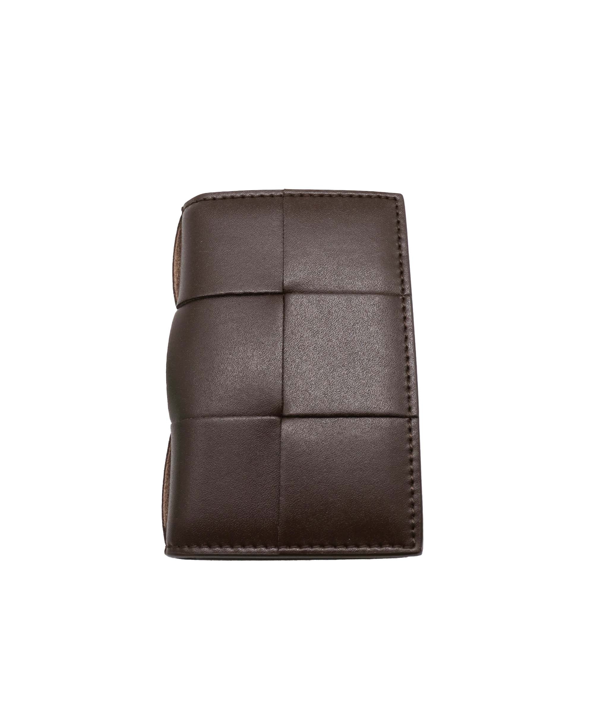 Bottega Veneta Bottega chocolate brown wallet with GHW - DXBS1077