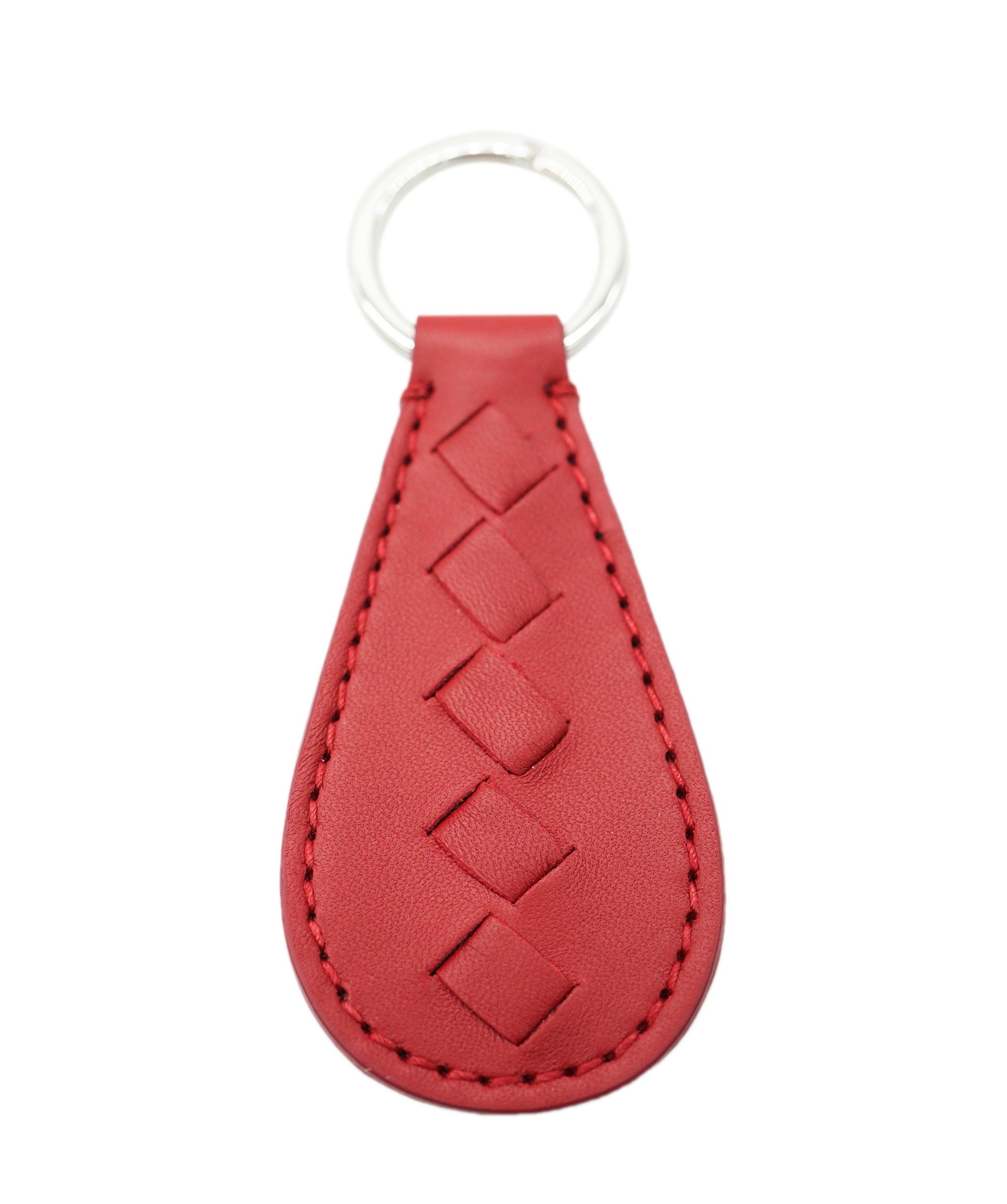 Bottega Veneta Bottega red intrecciato keyring  - AJC0903