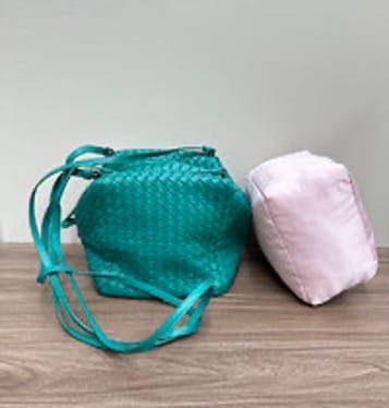 Bottega Veneta Bottega Veneta Green Small Dice Shoulder Bag (by Liu Jianming) 6072602263843