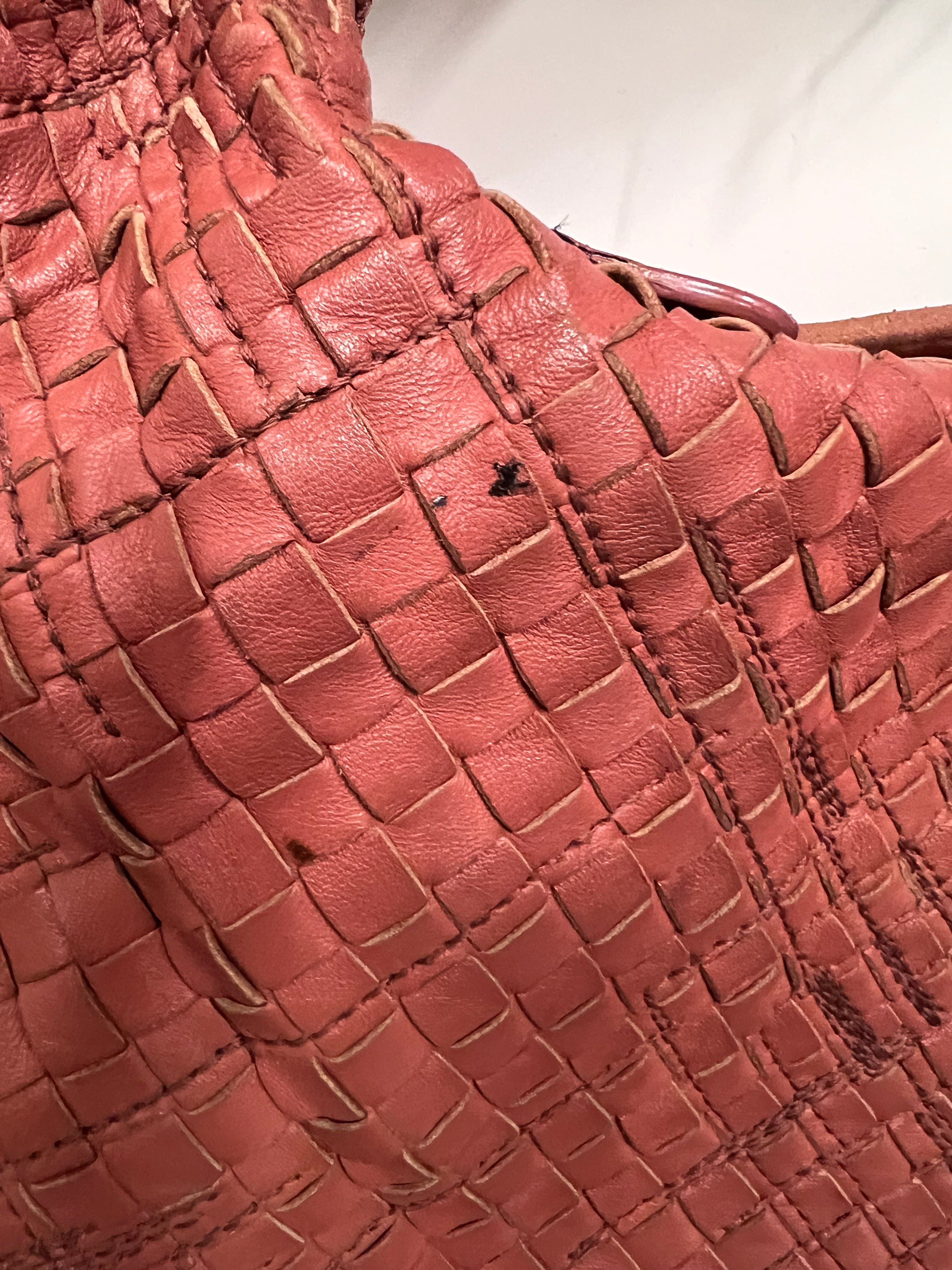 BOTTEGA VENETA BOTTEGA VENETA Leather Pink Intrecciato Hobo B0731FGFU9