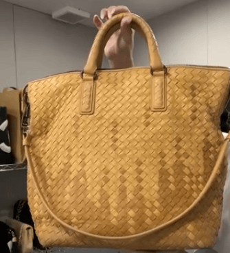 BOTTEGA VENETA BOTTEGA VENETA Leather Yellow Intrecciato 2way Tote B0530YN846