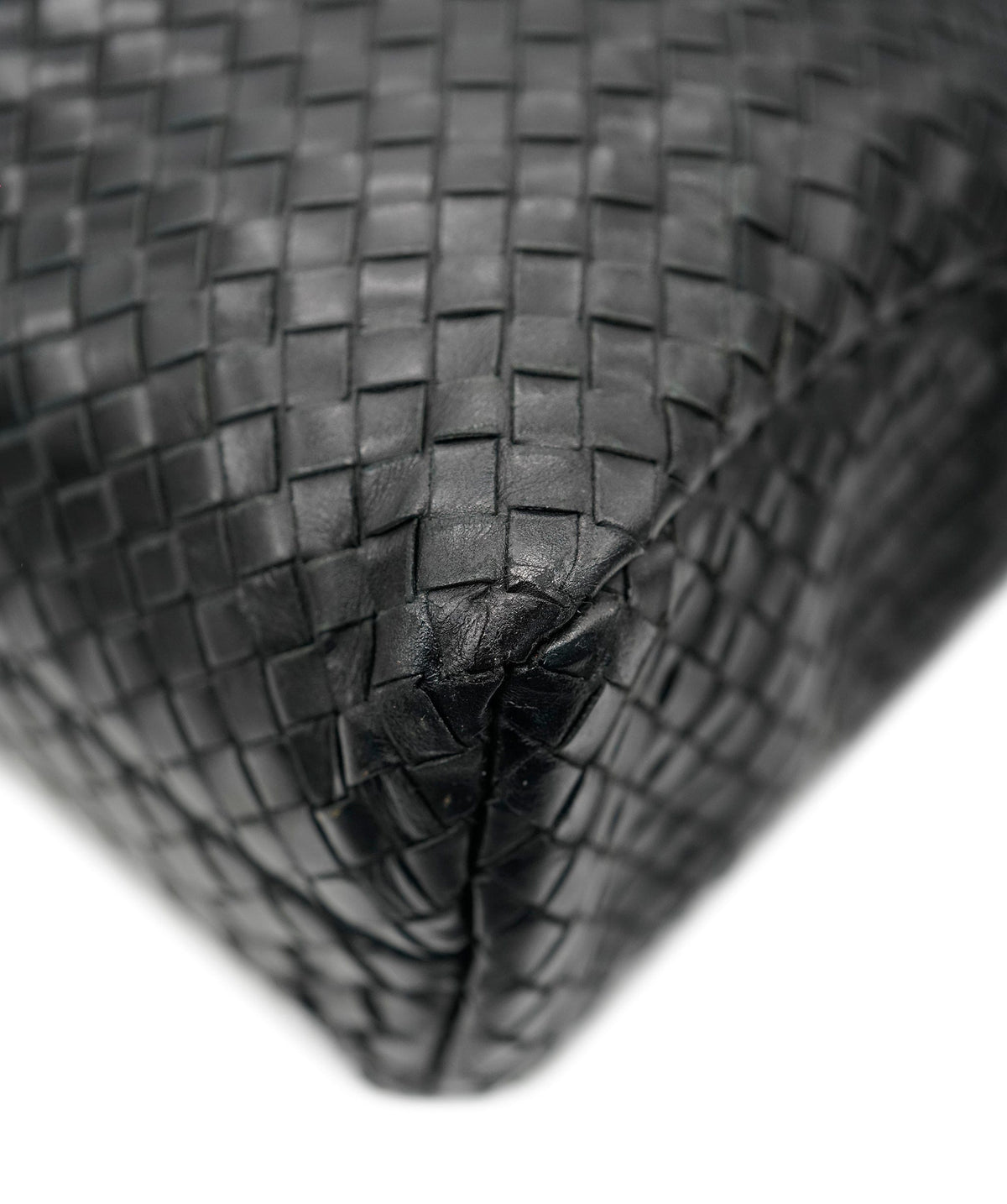 Bottega Veneta BOTTEGA VENETA Business Bag Leather Black Silver 122139 Auth bs17420 DBXS1682