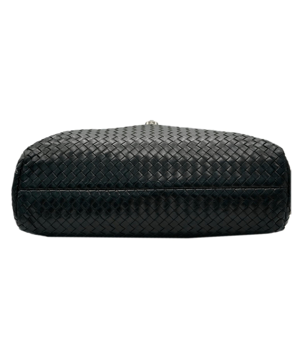 Bottega Veneta BOTTEGA VENETA Business Bag Leather Black Silver 122139 Auth bs17420 DBXS1682