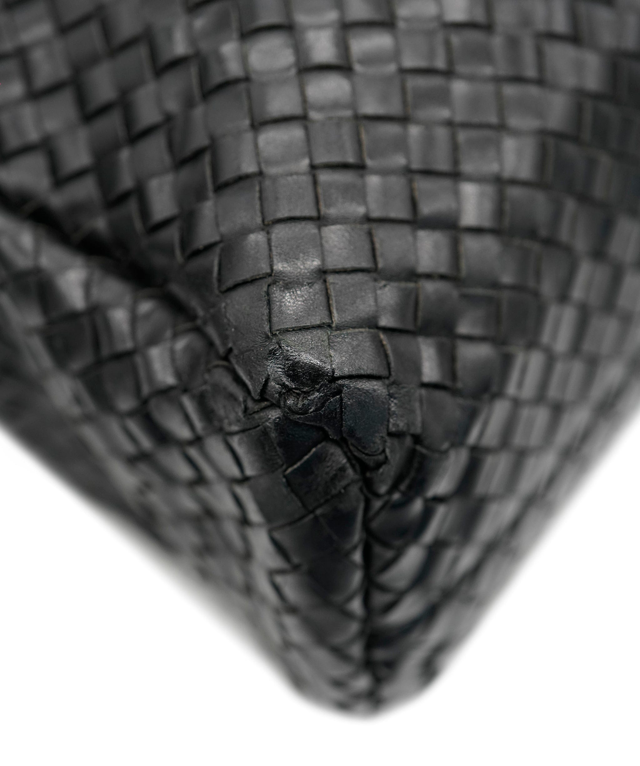 Bottega Veneta BOTTEGA VENETA Business Bag Leather Black Silver 122139 Auth bs17420 DBXS1682