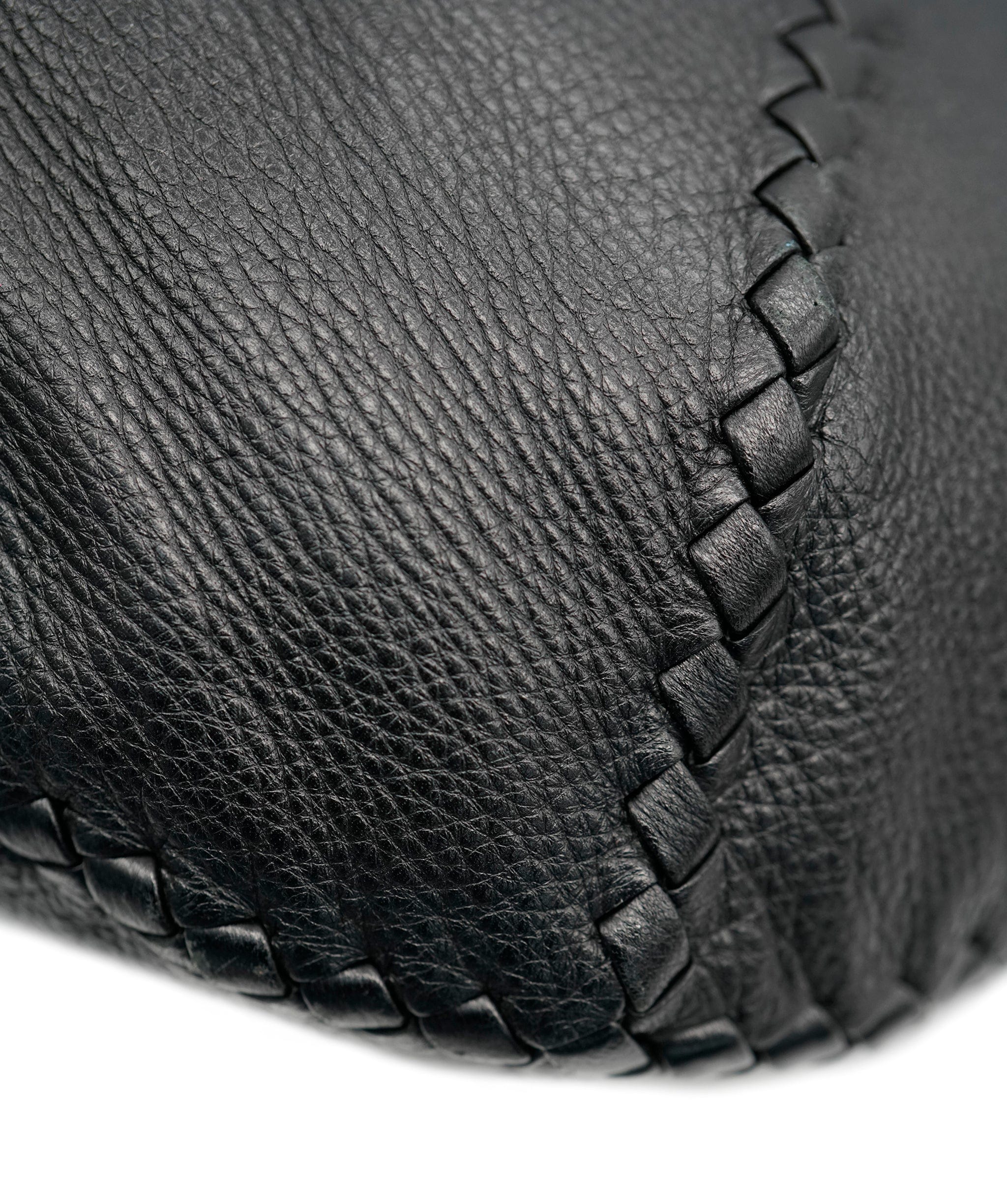 Bottega Veneta BOTTEGA VENETA INTRECCIATO Hobo Shoulder Bag Leather Black 212741 Auth am5896 DBXS1677