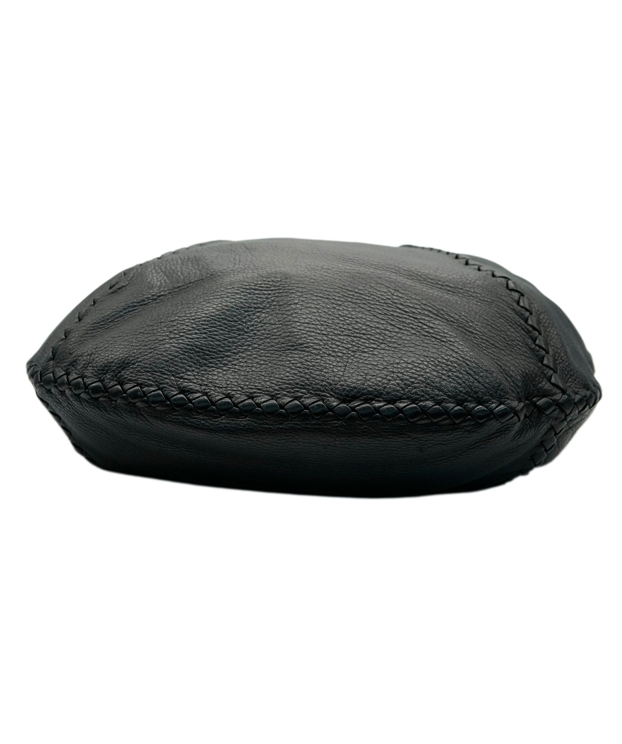 Bottega Veneta BOTTEGA VENETA INTRECCIATO Hobo Shoulder Bag Leather Black 212741 Auth am5896 DBXS1677