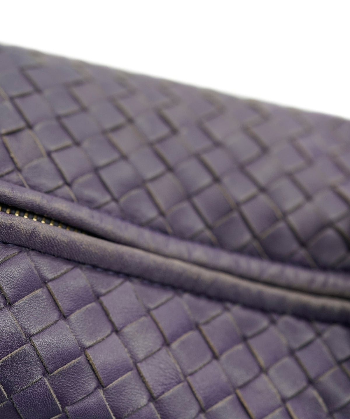 Bottega Veneta BOTTEGA VENETA INTRECCIATO Hobo Shoulder Bag Leather Purple Auth yk10379 DBXS1667
