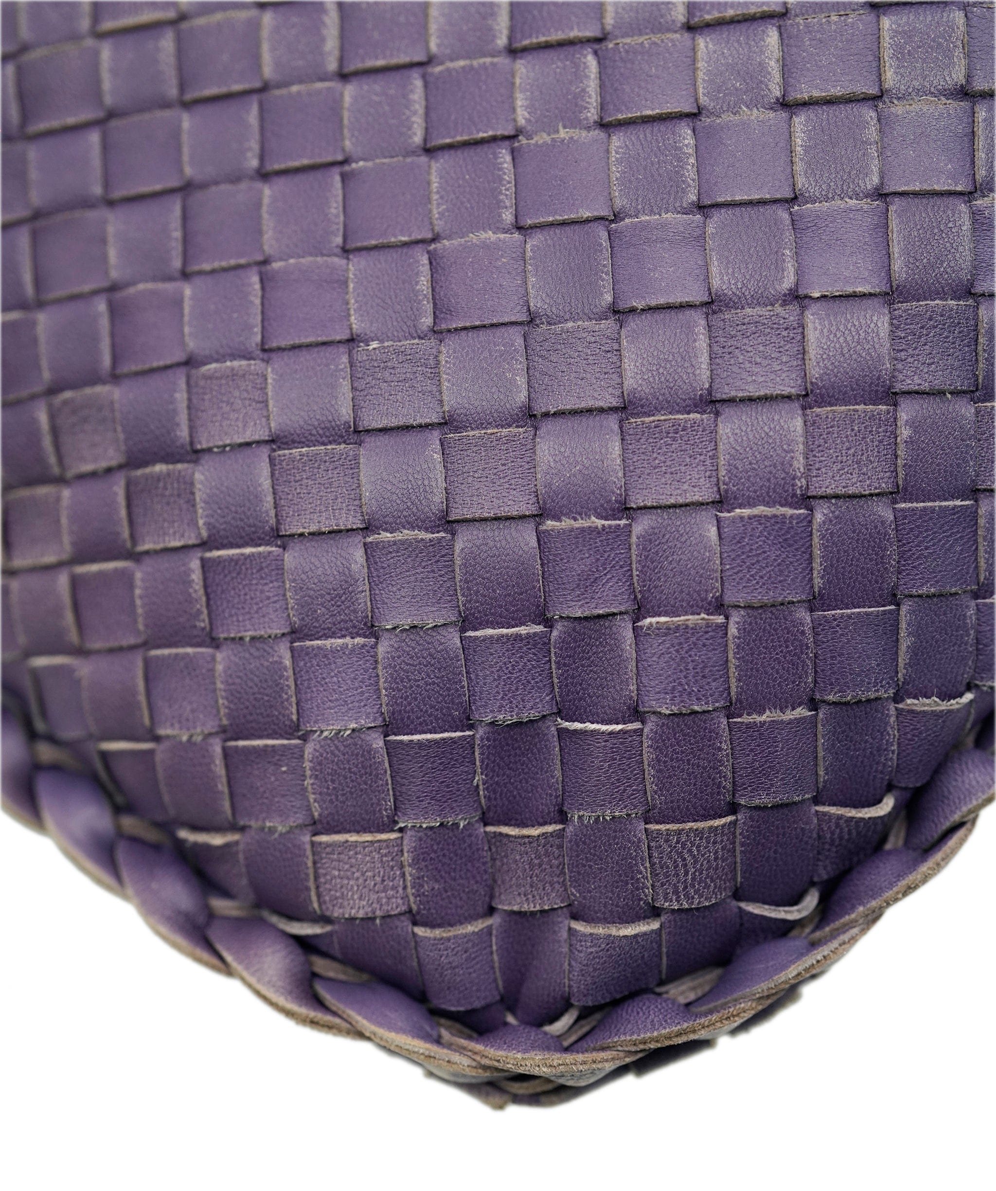 Bottega Veneta BOTTEGA VENETA INTRECCIATO Hobo Shoulder Bag Leather Purple Auth yk10379 DBXS1667
