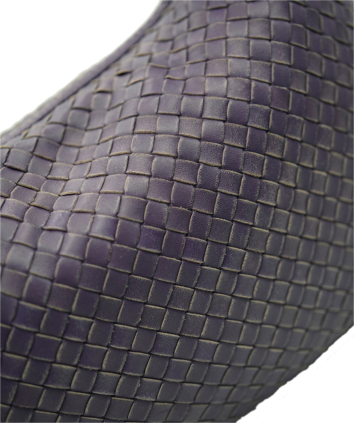 Bottega Veneta BOTTEGA VENETA INTRECCIATO Hobo Shoulder Bag Leather Purple Auth yk10379 DBXS1667