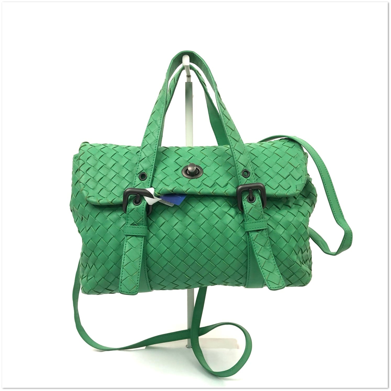 Bottega Veneta Bottega Veneta Intrecciato Messenger Bag with Brunito Hardware T25185118492