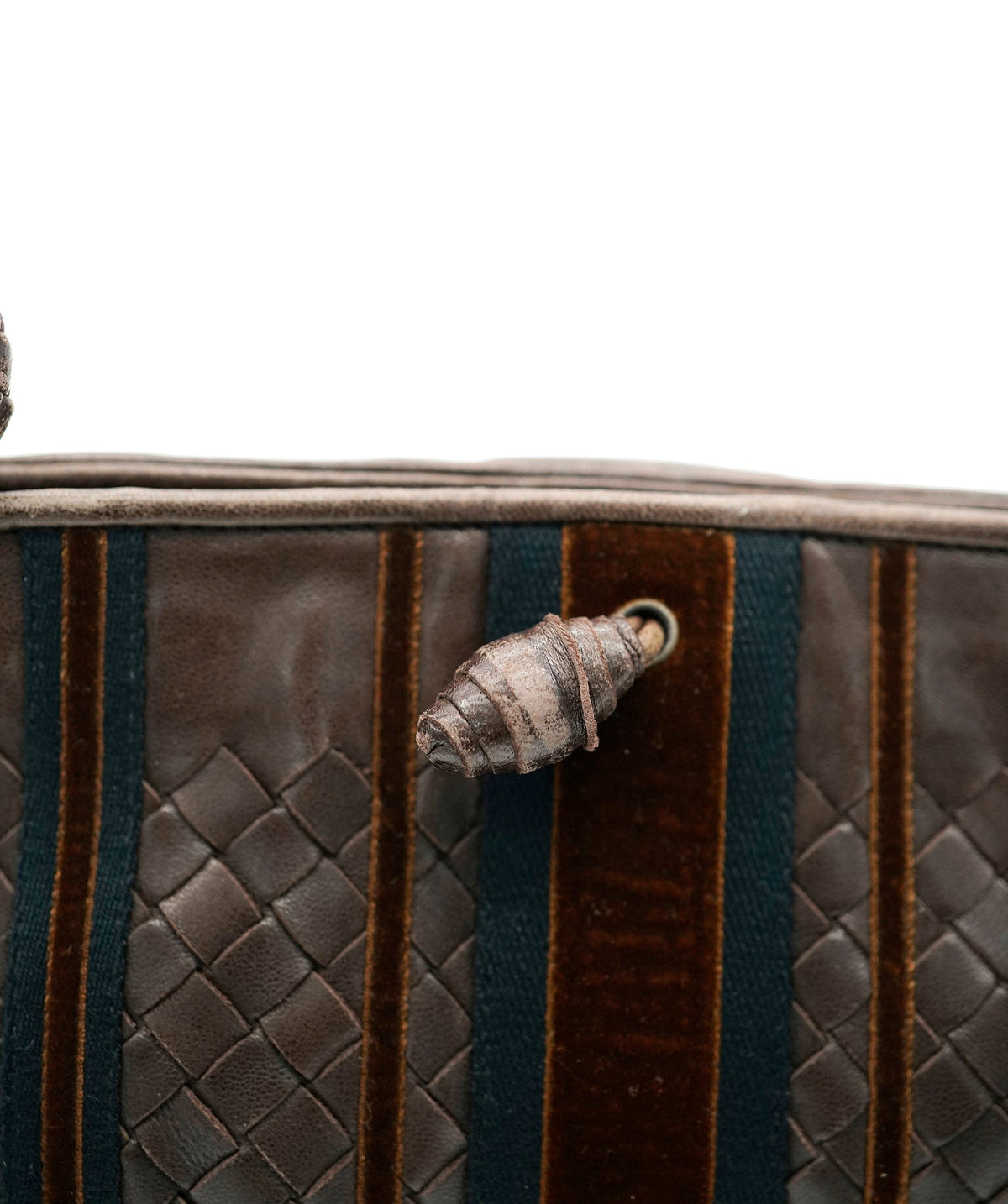 Bottega Veneta BOTTEGA VENETA INTRECCIATO Shoulder Bag Leather Brown Auth 63793 DBXS1665
