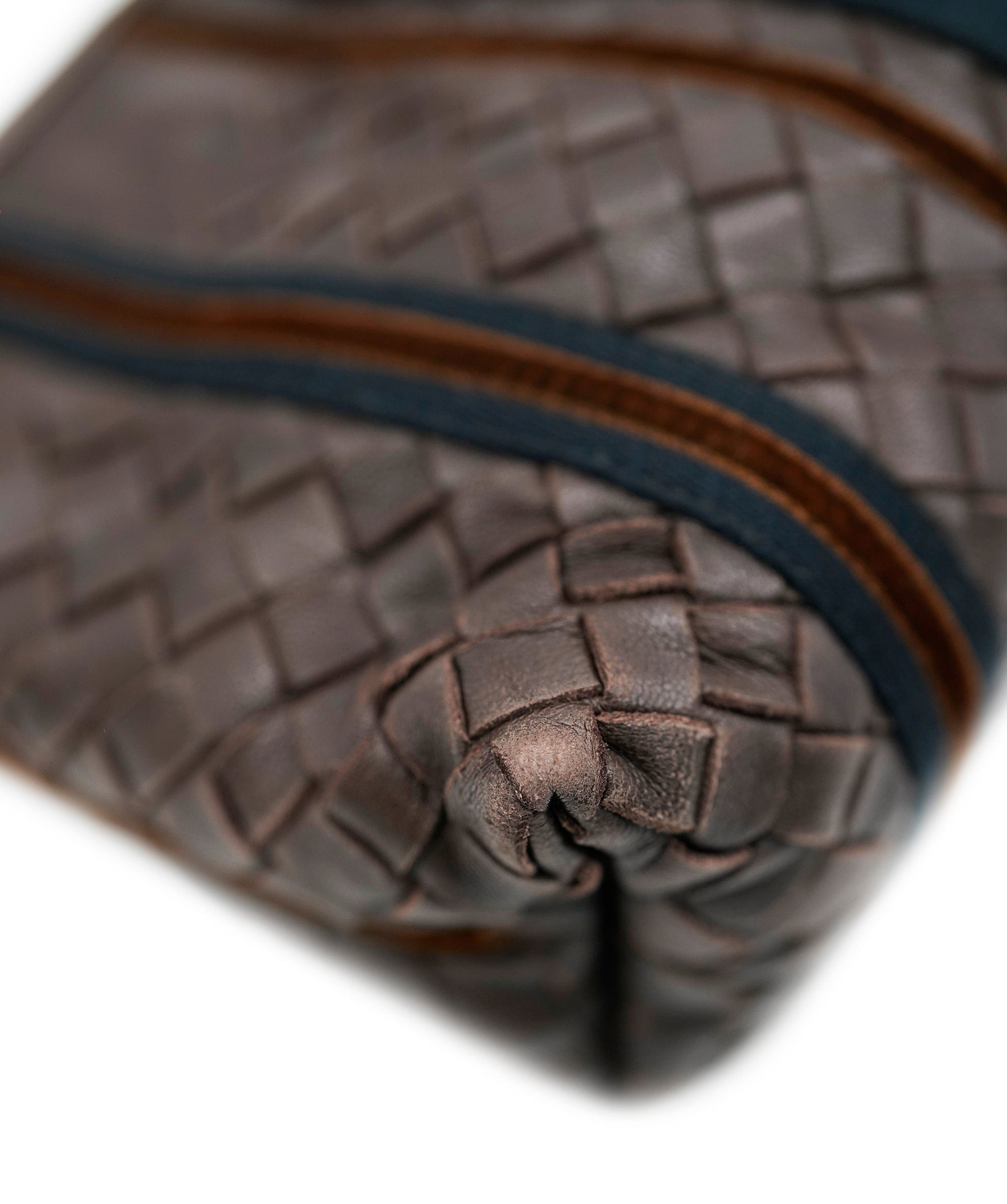 Bottega Veneta BOTTEGA VENETA INTRECCIATO Shoulder Bag Leather Brown Auth 63793 DBXS1665